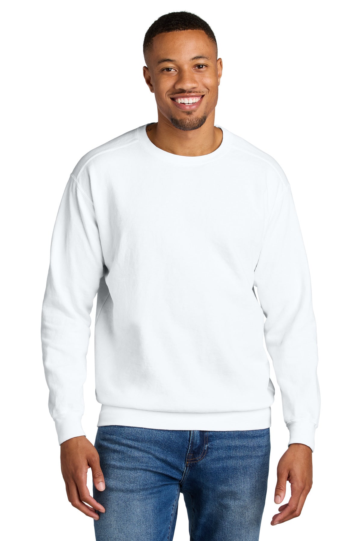 Custom Embroidery or DTF Print - COMFORT COLORS ® Ring Spun Crewneck Sweatshirt. 1566