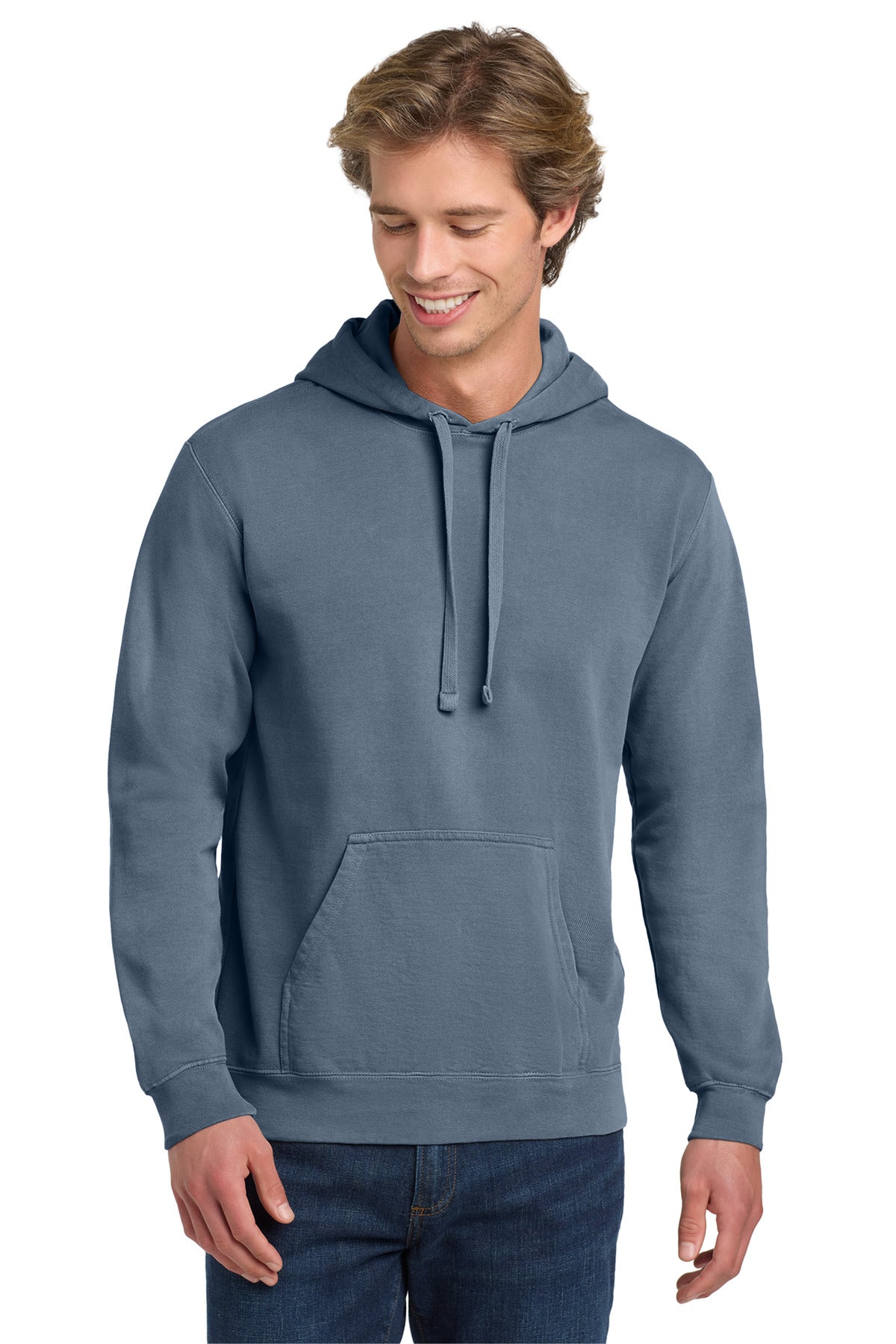 Custom Embroidery or DTF Print - COMFORT COLORS ® Ring Spun Hooded Sweatshirt. 1567