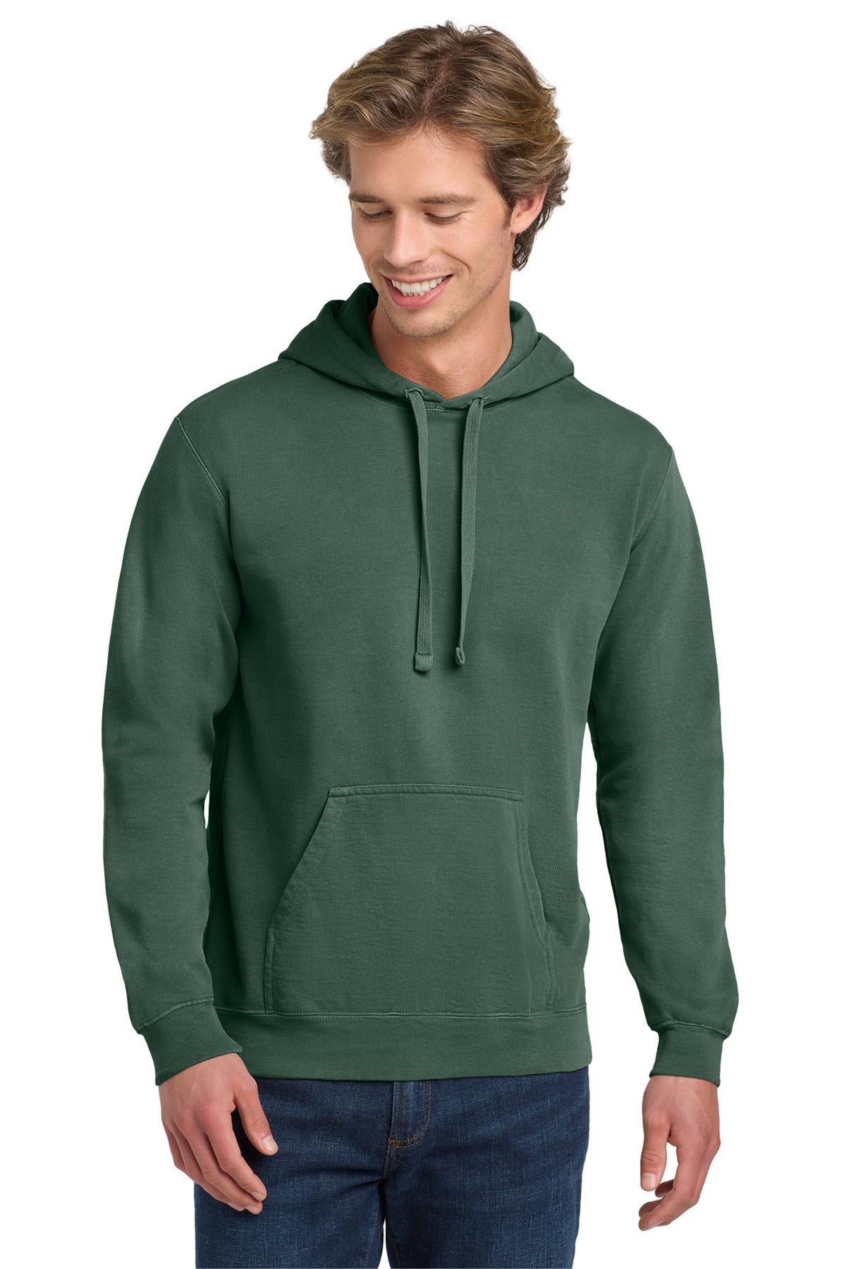 Custom Embroidery or DTF Print - COMFORT COLORS ® Ring Spun Hooded Sweatshirt. 1567