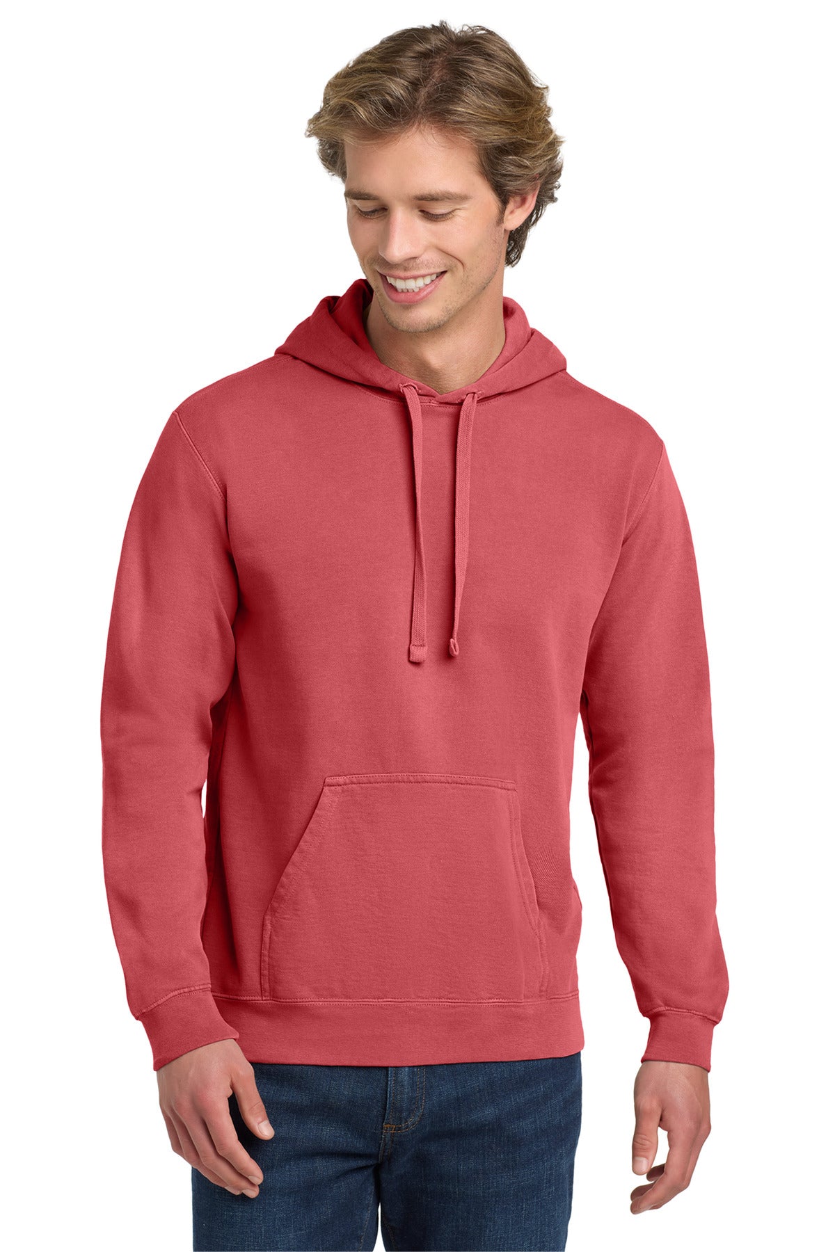 Custom Embroidery or DTF Print - COMFORT COLORS ® Ring Spun Hooded Sweatshirt. 1567