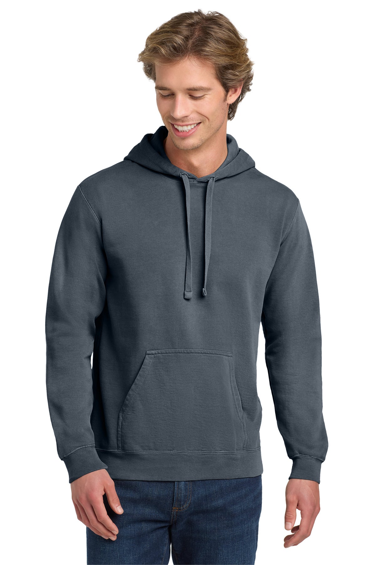 Custom Embroidery or DTF Print - COMFORT COLORS ® Ring Spun Hooded Sweatshirt. 1567