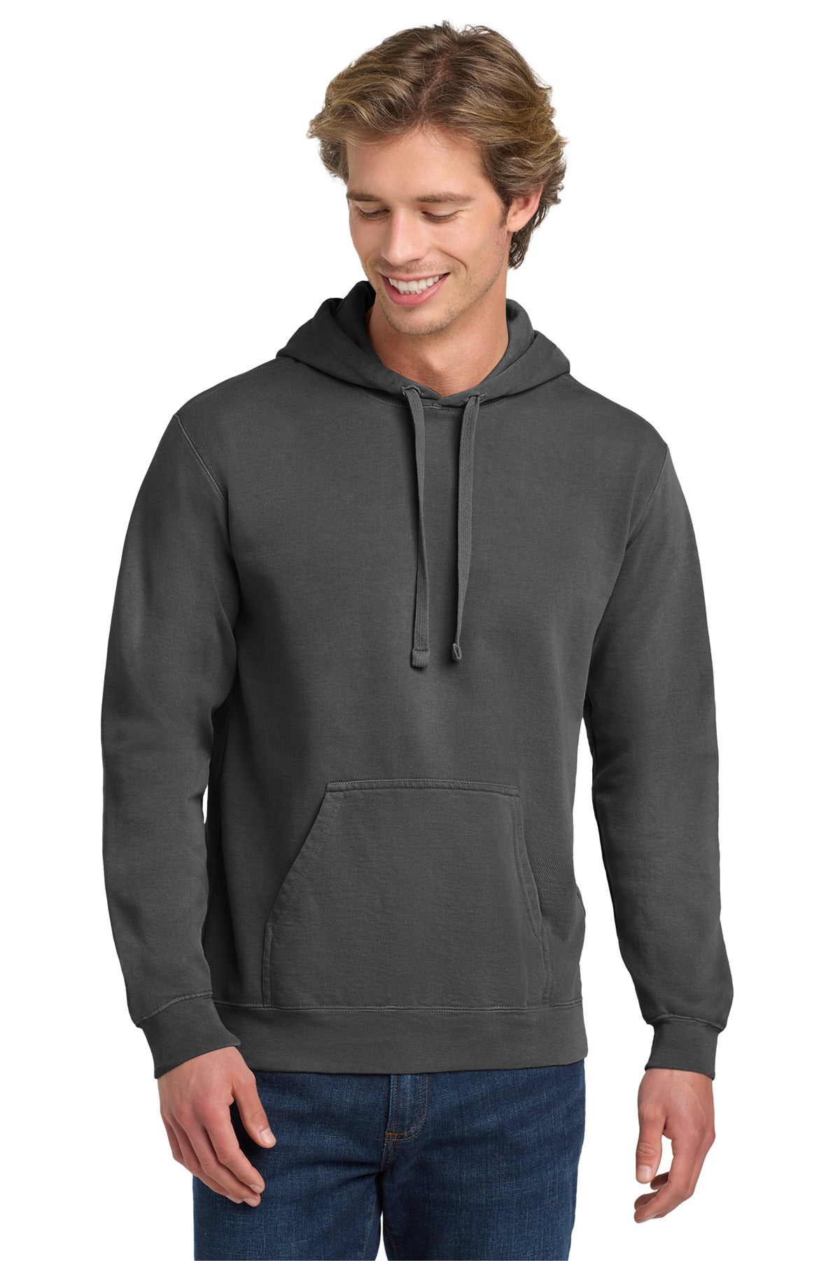 Custom Embroidery or DTF Print - COMFORT COLORS ® Ring Spun Hooded Sweatshirt. 1567