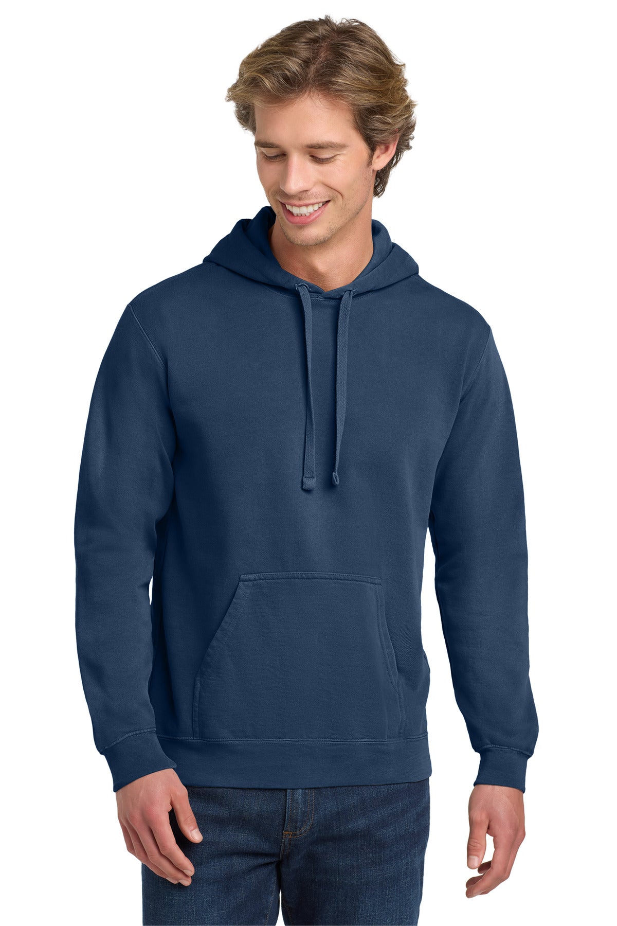 Custom Embroidery or DTF Print - COMFORT COLORS ® Ring Spun Hooded Sweatshirt. 1567