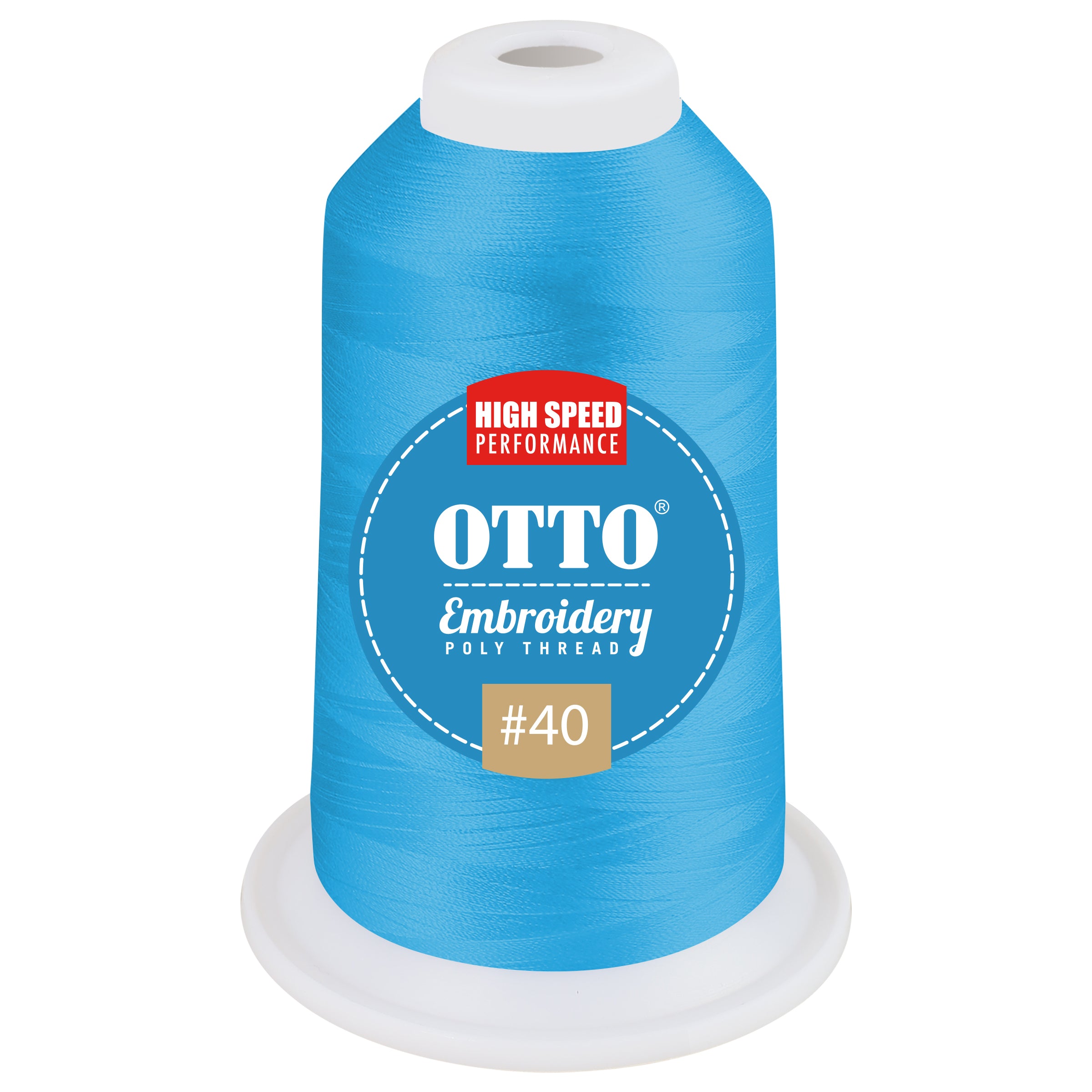Custom Embroidered or DTF Printed - OTTO Embroidery Poly Thread #40 1,100 yd. Cone