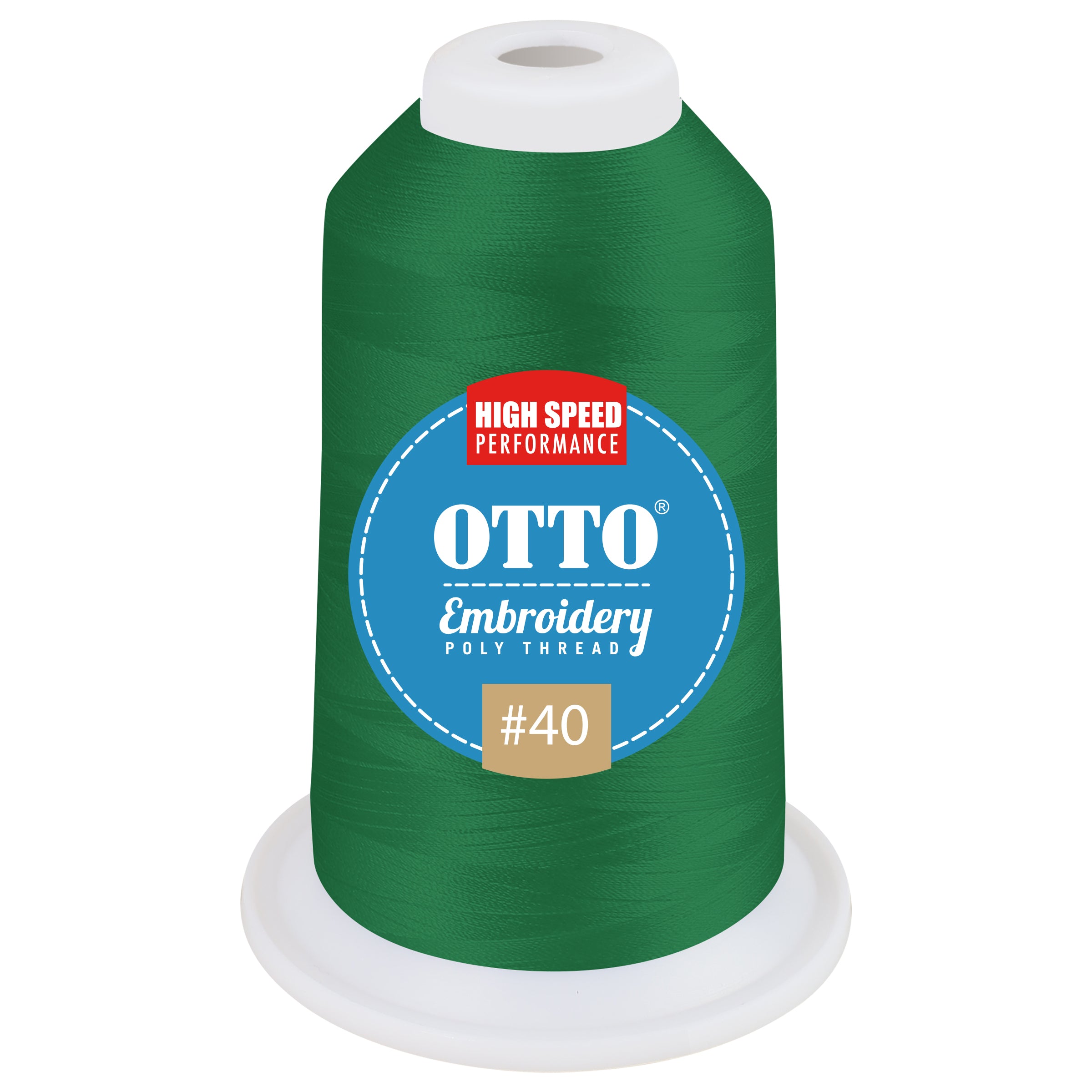 Custom Embroidered or DTF Printed - OTTO Embroidery Poly Thread #40 1,100 yd. Cone