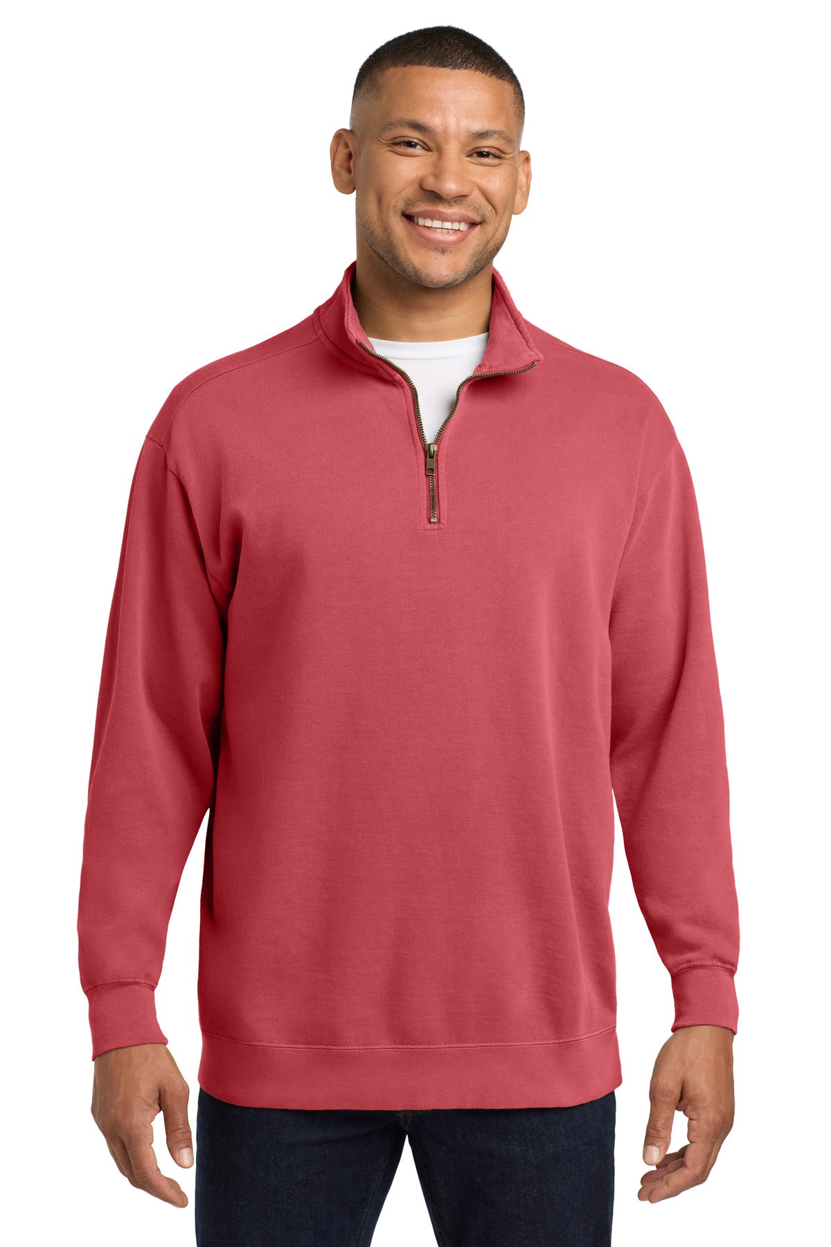 Custom Embroidery or DTF Print - COMFORT COLORS ® Ring Spun 1/4-Zip Sweatshirt. 1580