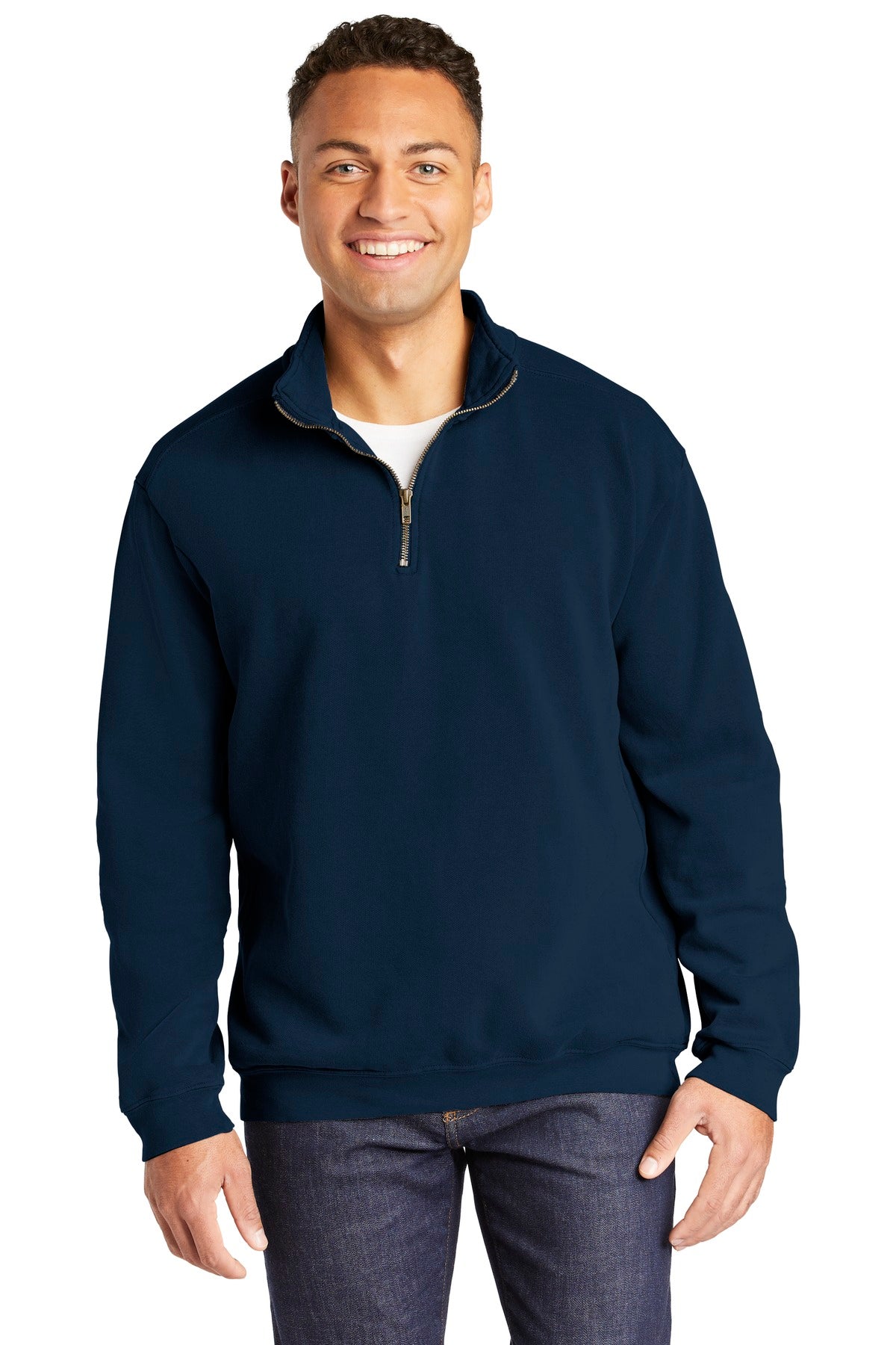 Custom Embroidery or DTF Print - COMFORT COLORS ® Ring Spun 1/4-Zip Sweatshirt. 1580