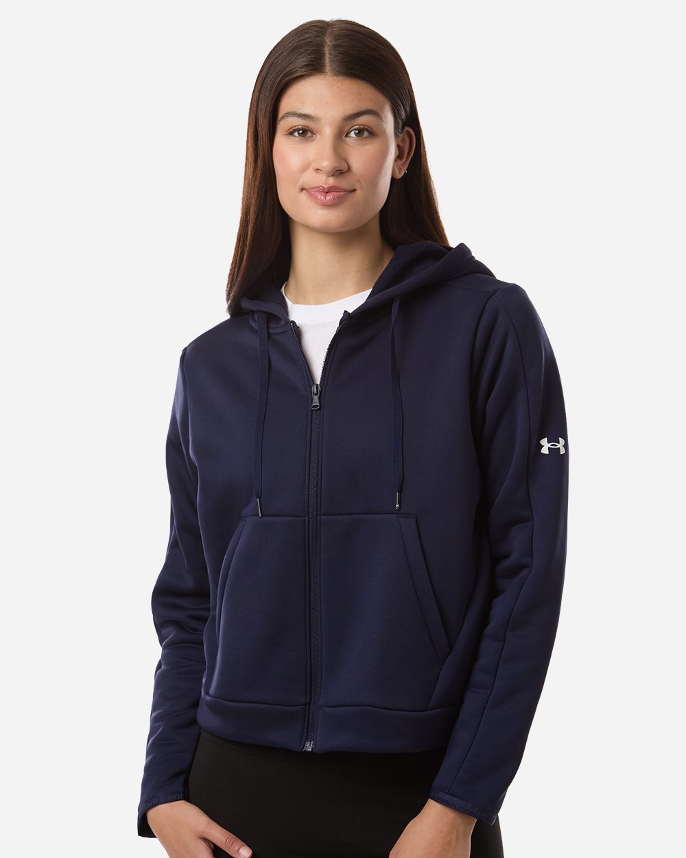Custom Embroidered - Under Armour - Women's Armour Fleece Pro Hooded Full-Zip - 6010941