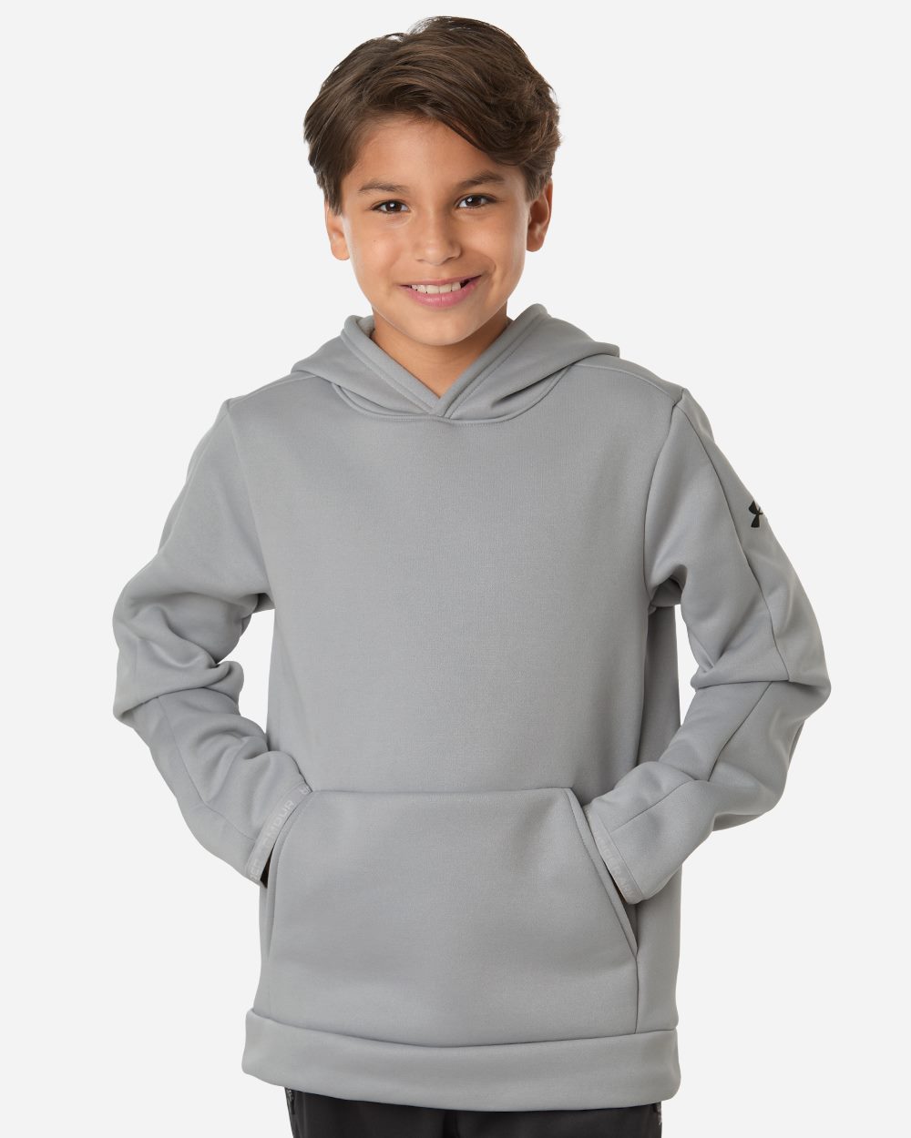Custom Embroidered - Under Armour - Youth Fleece Pro Hooded Pullover - 6012355