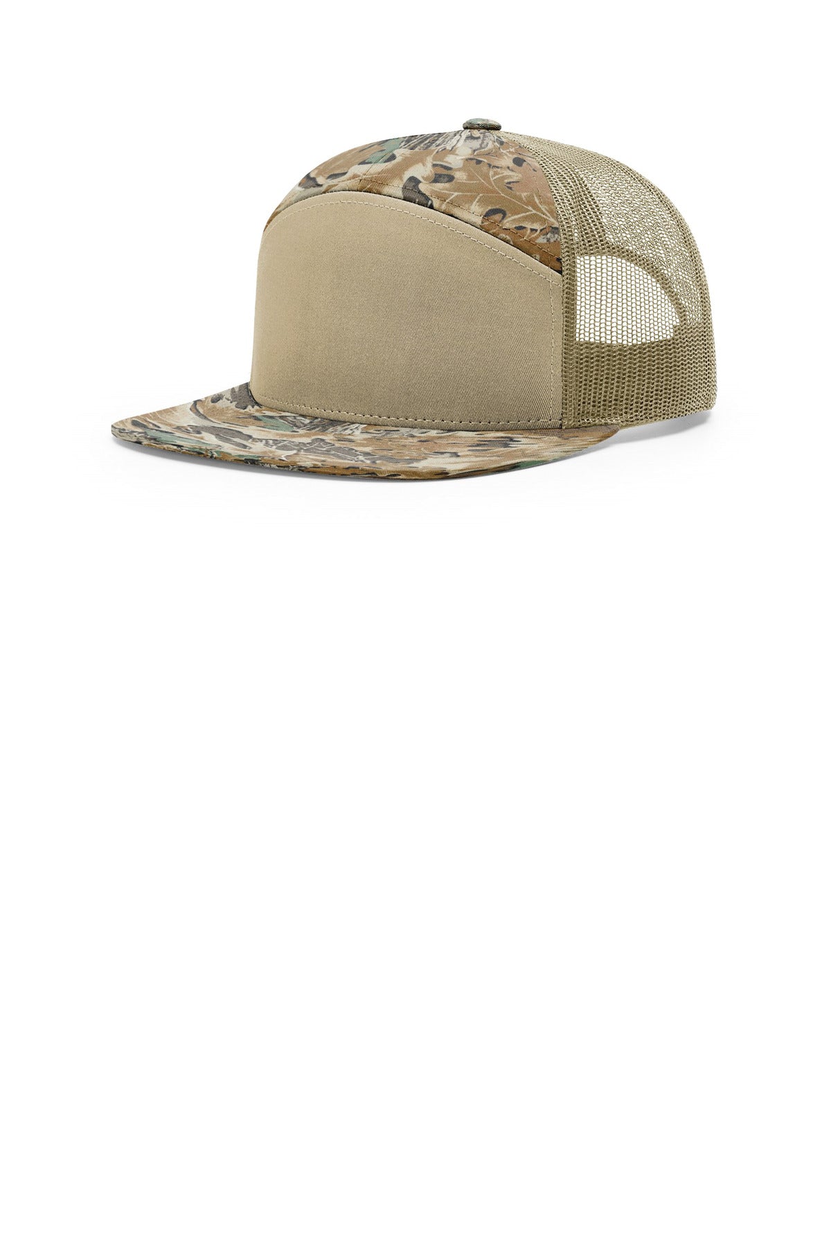 Custom Embroidery or DTF Print - Richardson Printed 7-Panel Trucker 168P