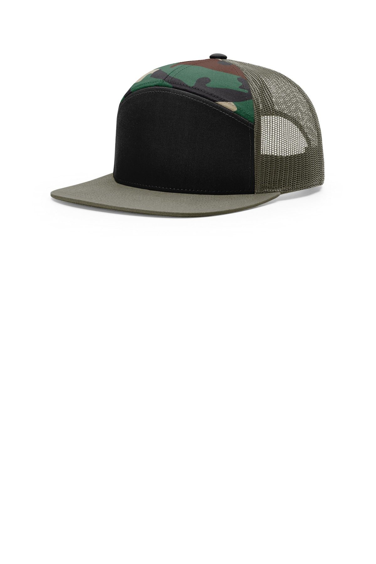 Custom Embroidery or DTF Print - Richardson 7-Panel Trucker 168
