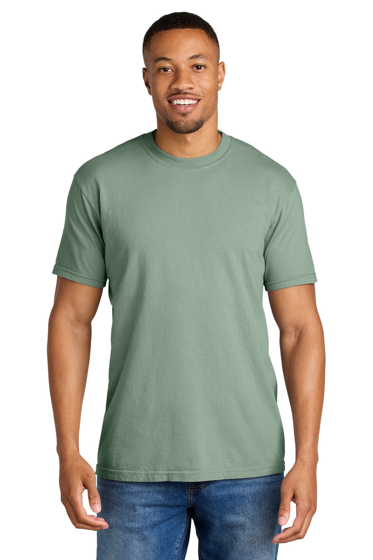 Custom Embroidery or DTF Print - COMFORT COLORS ® Heavyweight Ring Spun Tee. 1717