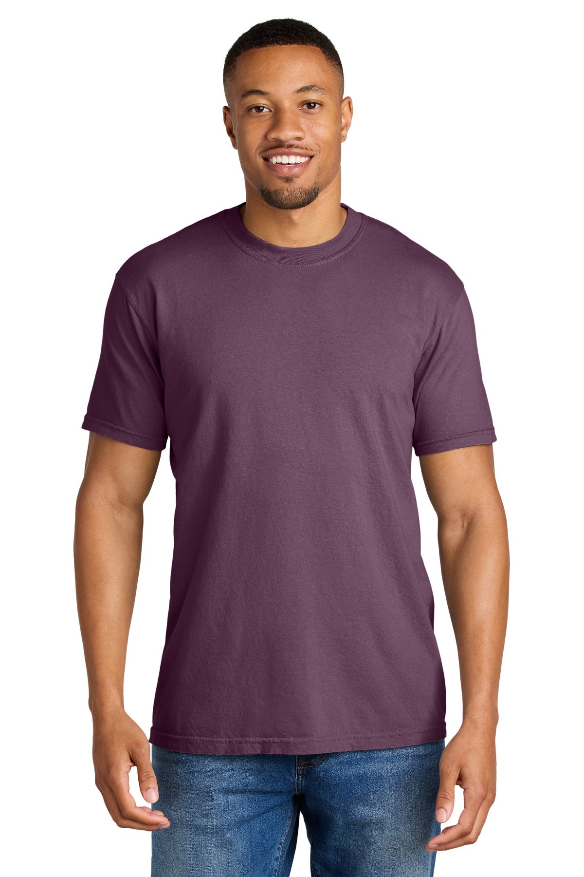 Custom Embroidery or DTF Print - COMFORT COLORS ® Heavyweight Ring Spun Tee. 1717
