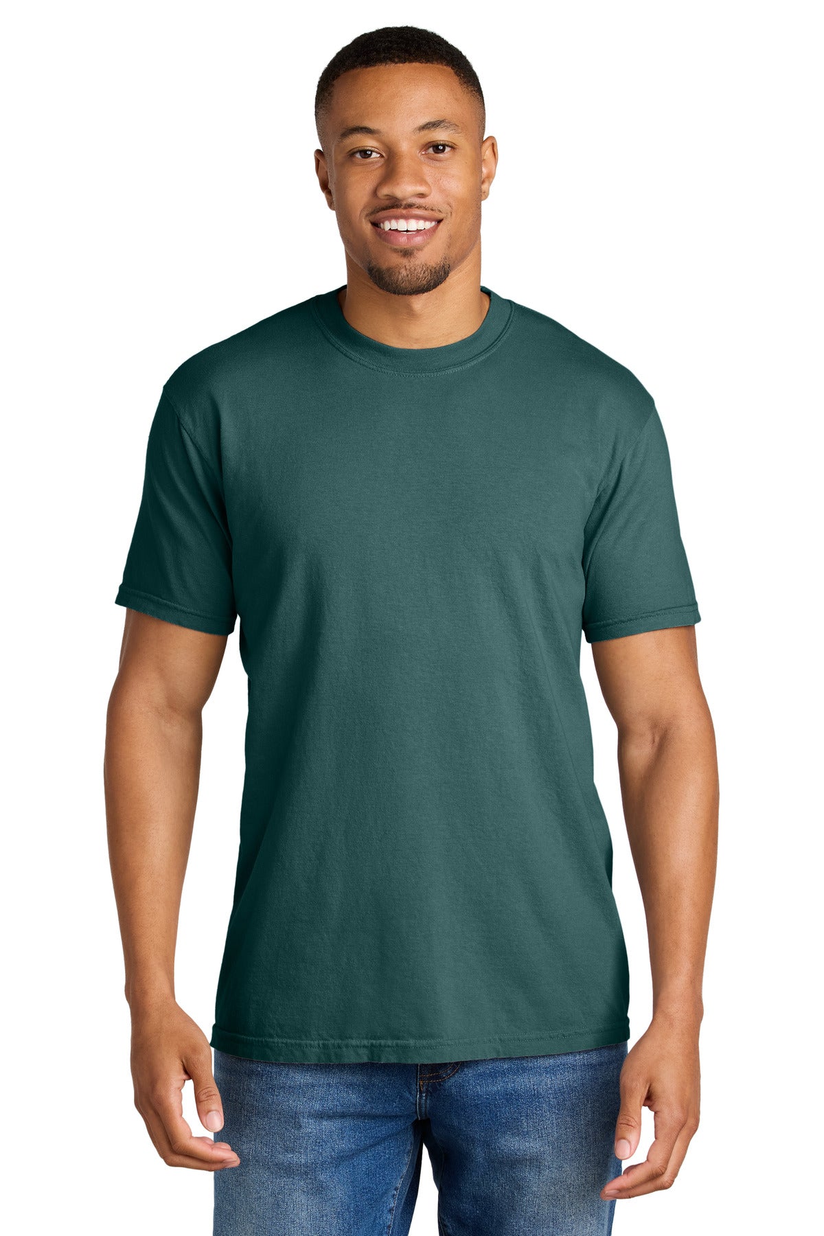 Custom Embroidery or DTF Print - COMFORT COLORS ® Heavyweight Ring Spun Tee. 1717