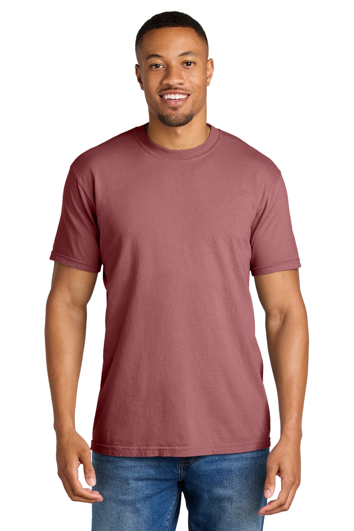 Custom Embroidery or DTF Print - COMFORT COLORS ® Heavyweight Ring Spun Tee. 1717