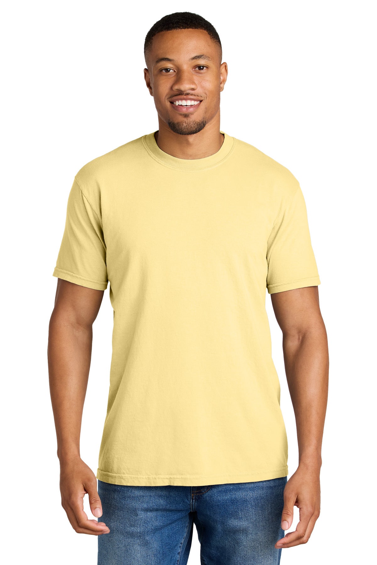 Custom Embroidery or DTF Print - COMFORT COLORS ® Heavyweight Ring Spun Tee. 1717