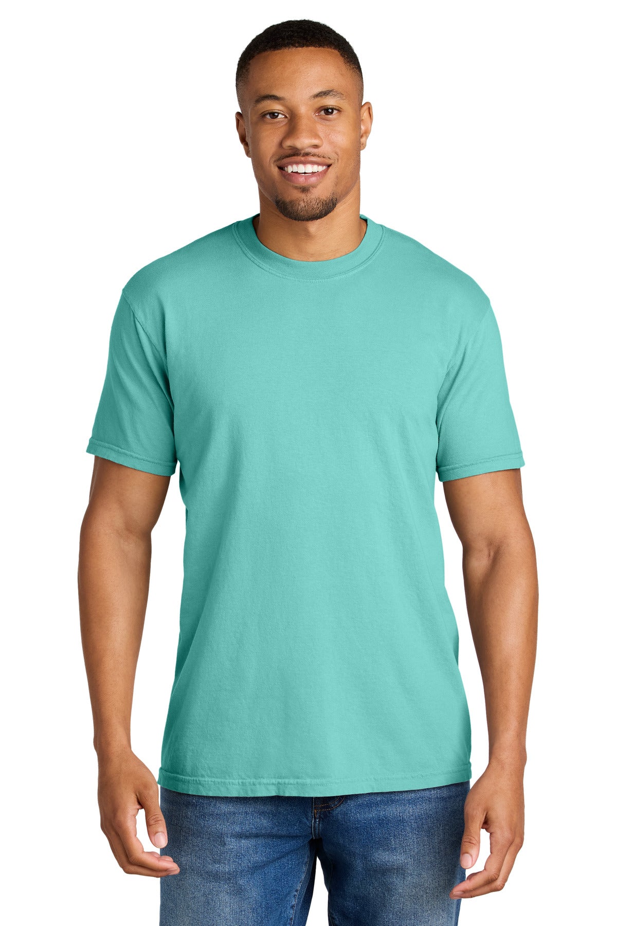 Custom Embroidery or DTF Print - COMFORT COLORS ® Heavyweight Ring Spun Tee. 1717