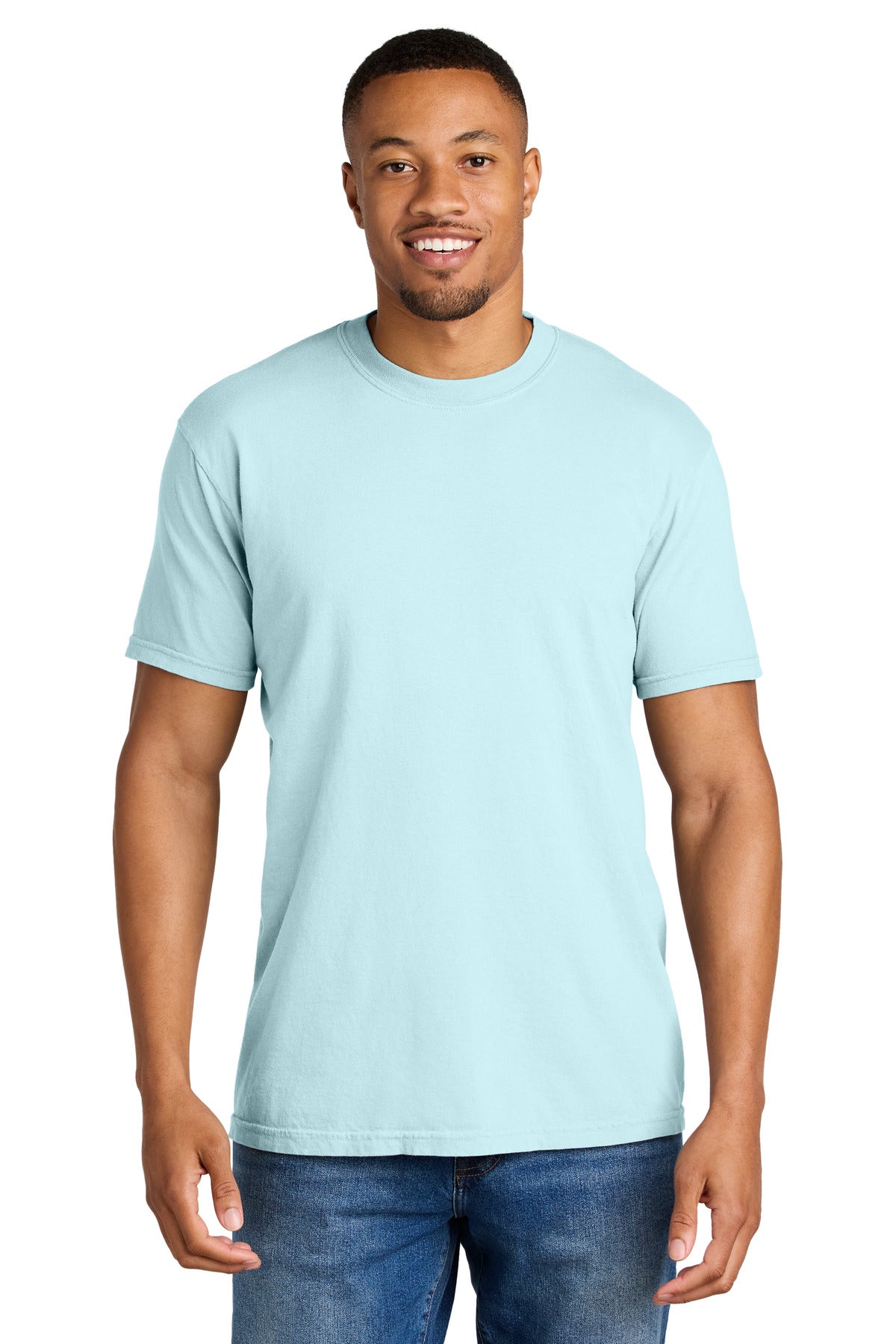 Custom Embroidery or DTF Print - COMFORT COLORS ® Heavyweight Ring Spun Tee. 1717