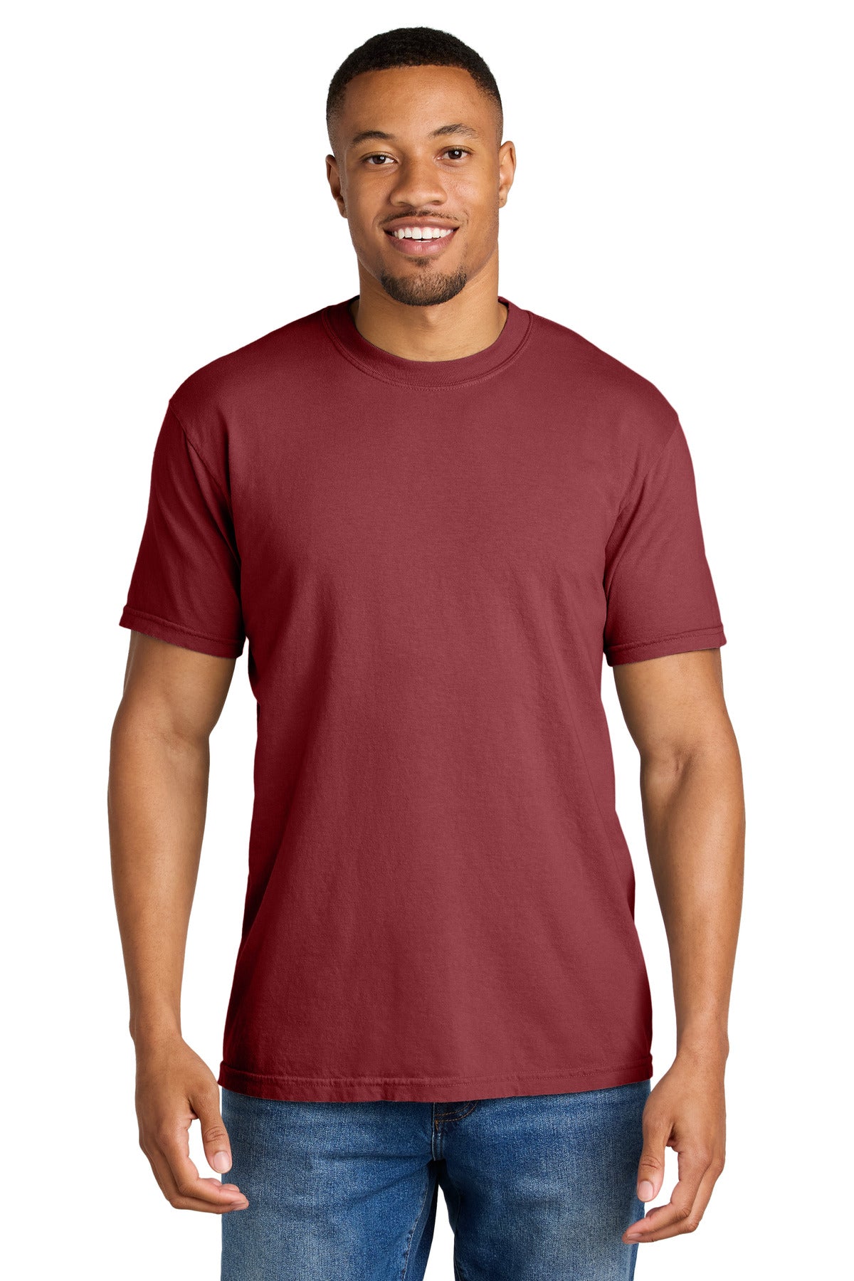 Custom Embroidery or DTF Print - COMFORT COLORS ® Heavyweight Ring Spun Tee. 1717