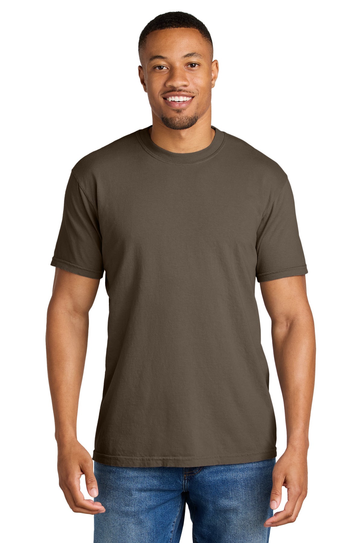 Custom Embroidery or DTF Print - COMFORT COLORS ® Heavyweight Ring Spun Tee. 1717
