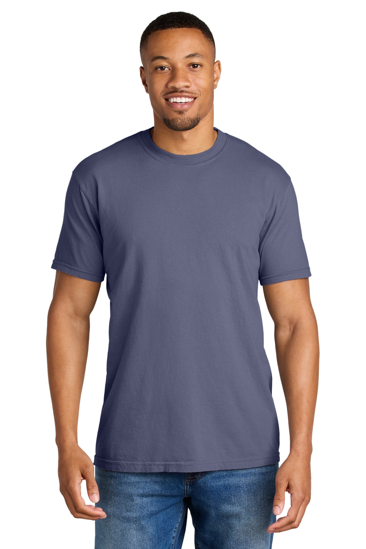 Custom Embroidery or DTF Print - COMFORT COLORS ® Heavyweight Ring Spun Tee. 1717