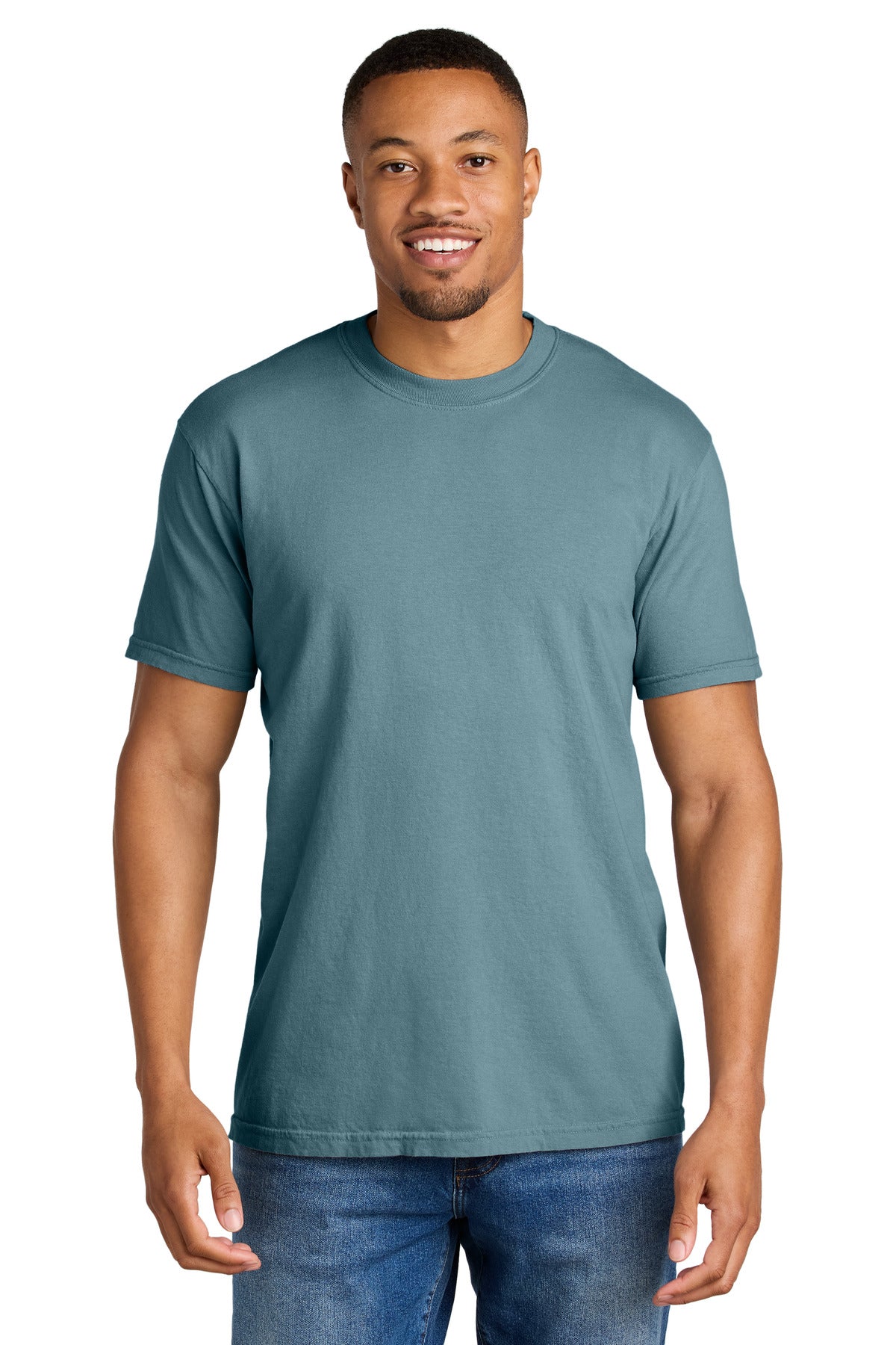 Custom Embroidery or DTF Print - COMFORT COLORS ® Heavyweight Ring Spun Tee. 1717