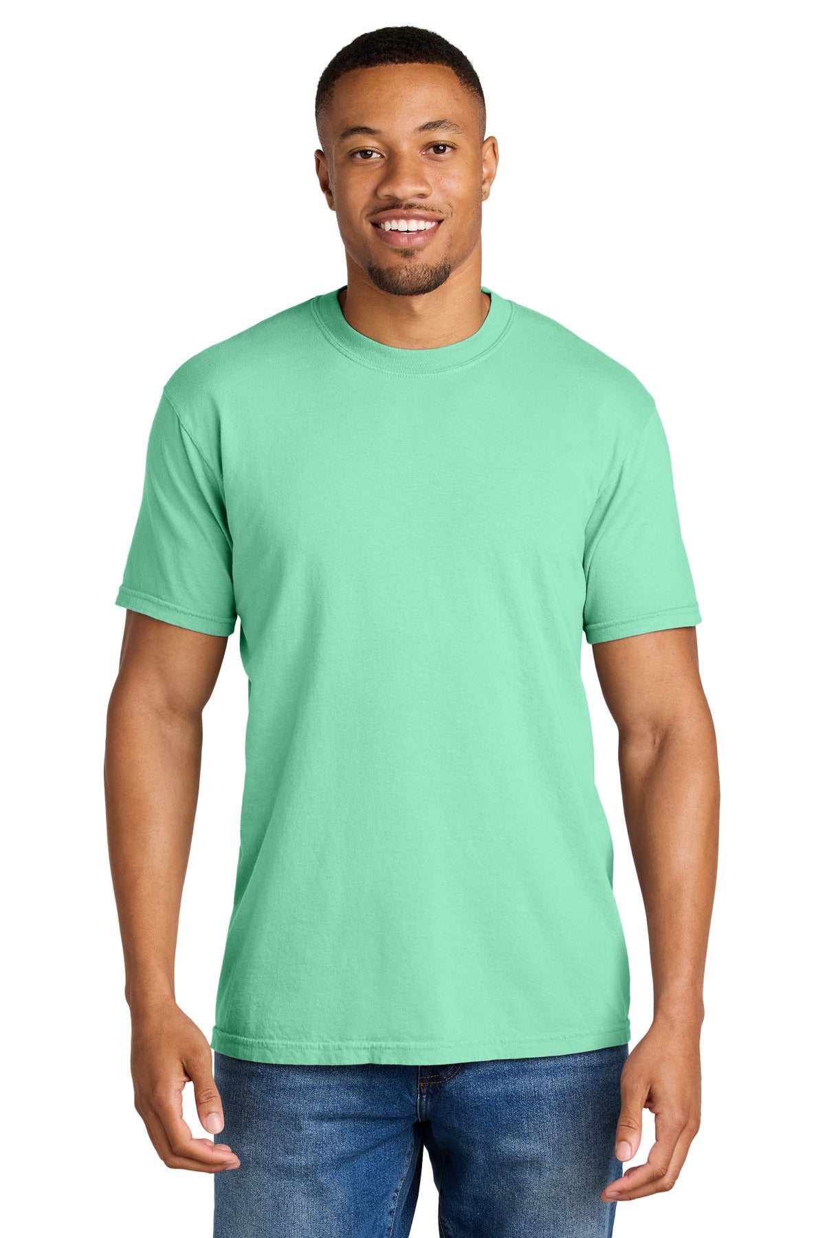 Custom Embroidery or DTF Print - COMFORT COLORS ® Heavyweight Ring Spun Tee. 1717