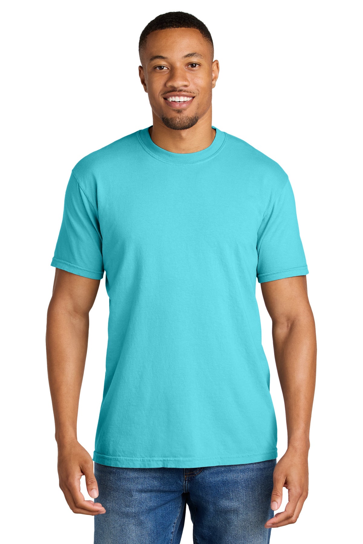 Custom Embroidery or DTF Print - COMFORT COLORS ® Heavyweight Ring Spun Tee. 1717