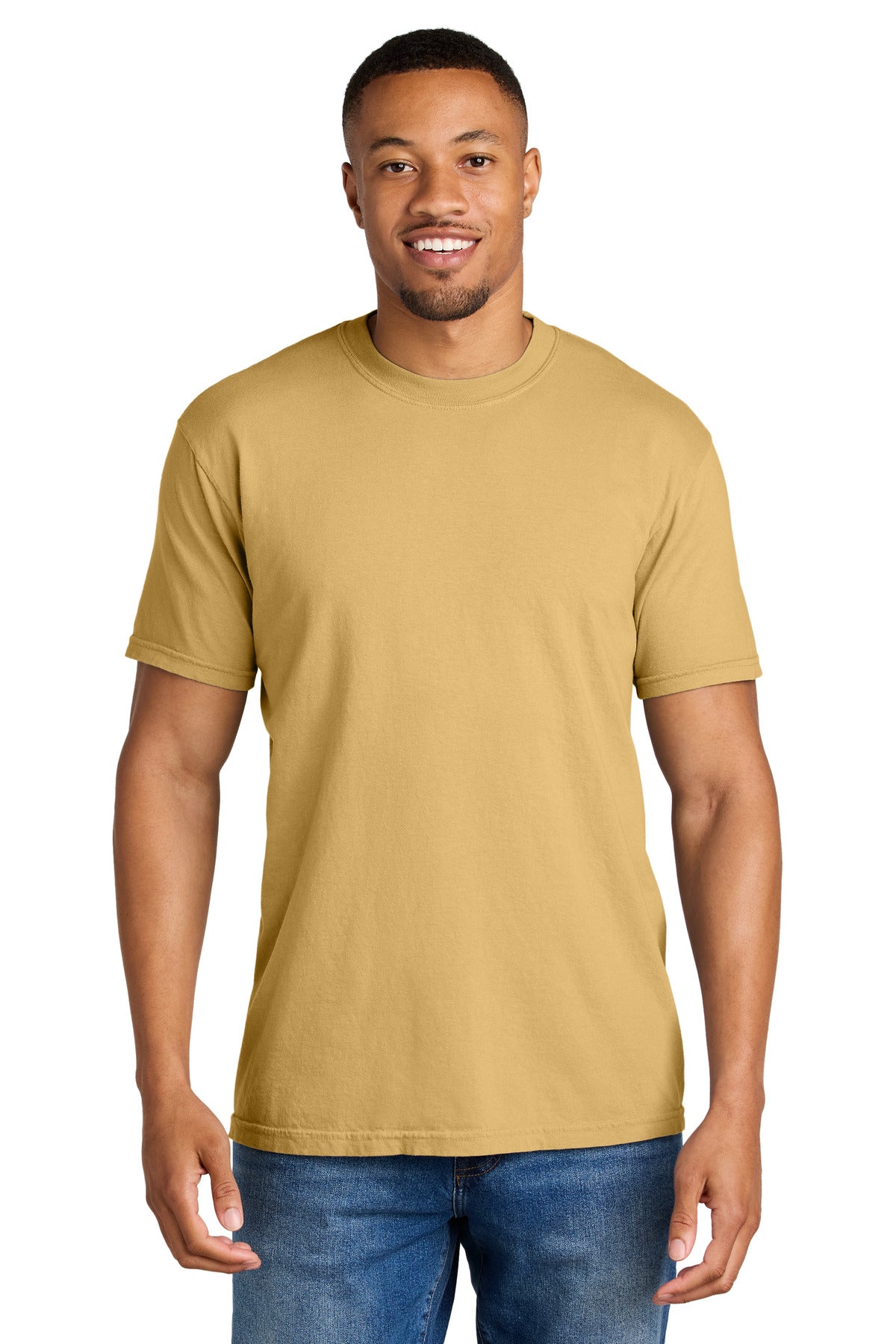 Custom Embroidery or DTF Print - COMFORT COLORS ® Heavyweight Ring Spun Tee. 1717