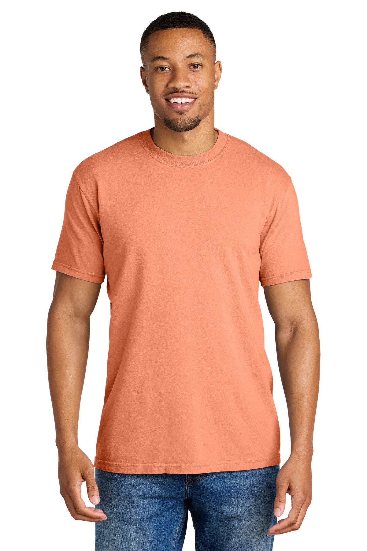 Custom Embroidery or DTF Print - COMFORT COLORS ® Heavyweight Ring Spun Tee. 1717