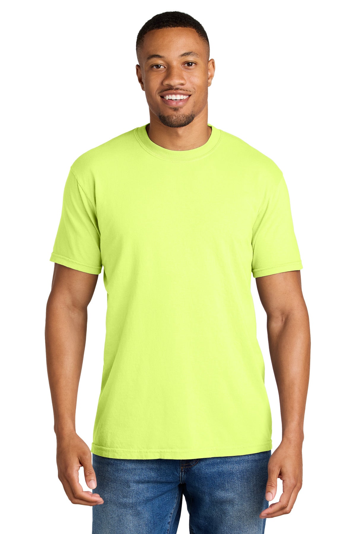 Custom Embroidery or DTF Print - COMFORT COLORS ® Heavyweight Ring Spun Tee. 1717