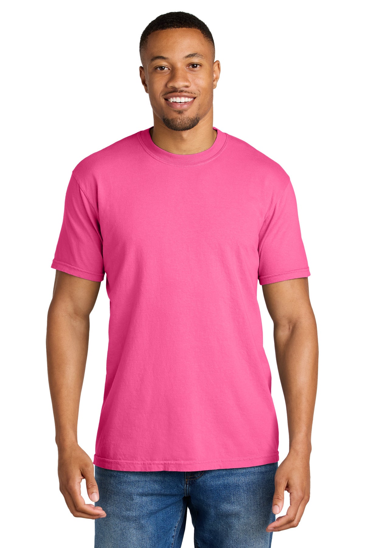 Custom Embroidery or DTF Print - COMFORT COLORS ® Heavyweight Ring Spun Tee. 1717