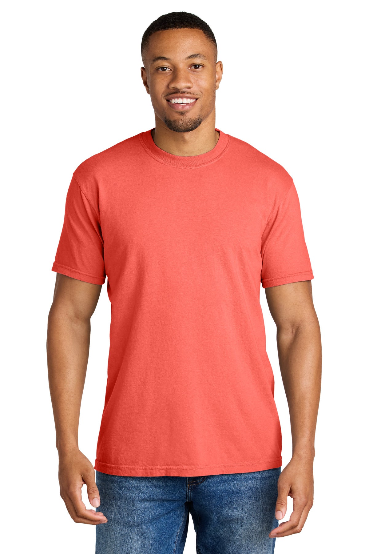 Custom Embroidery or DTF Print - COMFORT COLORS ® Heavyweight Ring Spun Tee. 1717