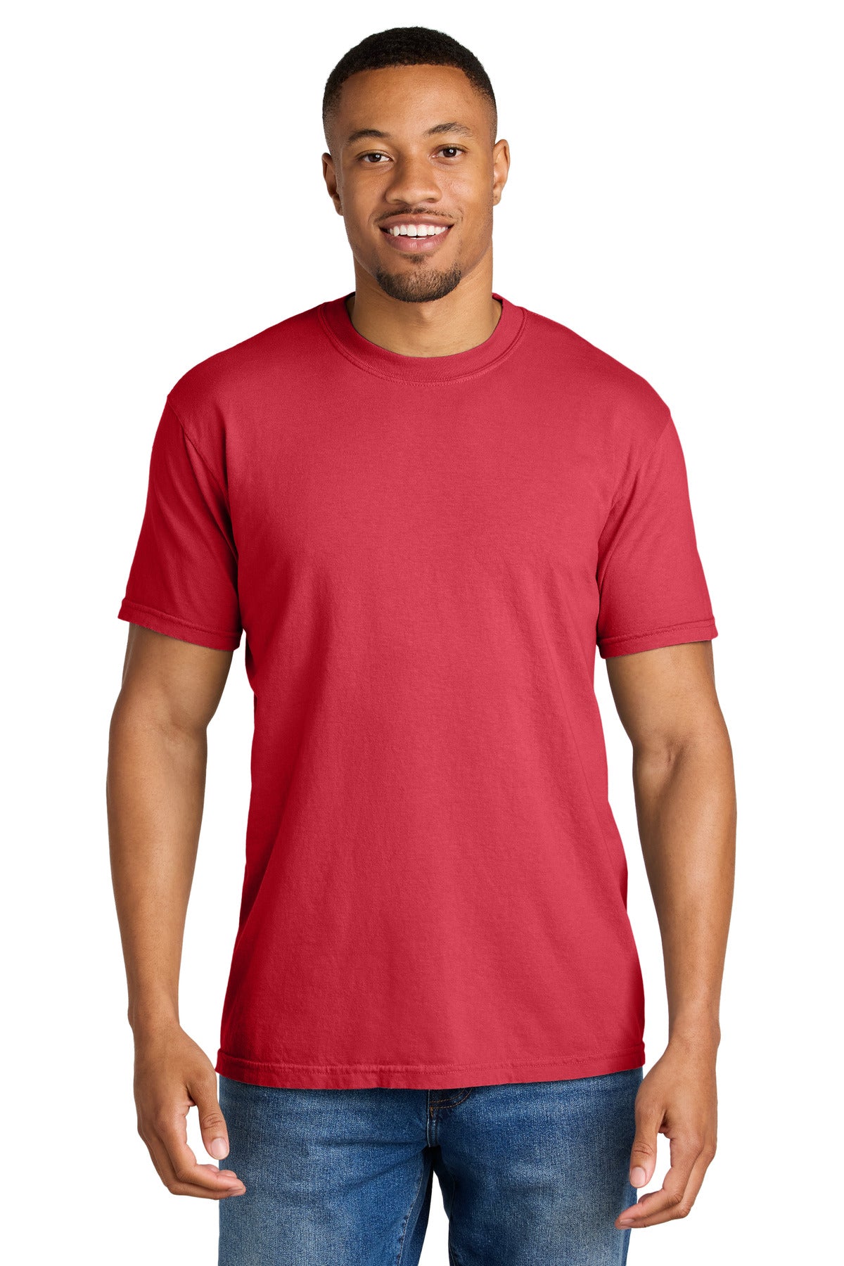 Custom Embroidery or DTF Print - COMFORT COLORS ® Heavyweight Ring Spun Tee. 1717