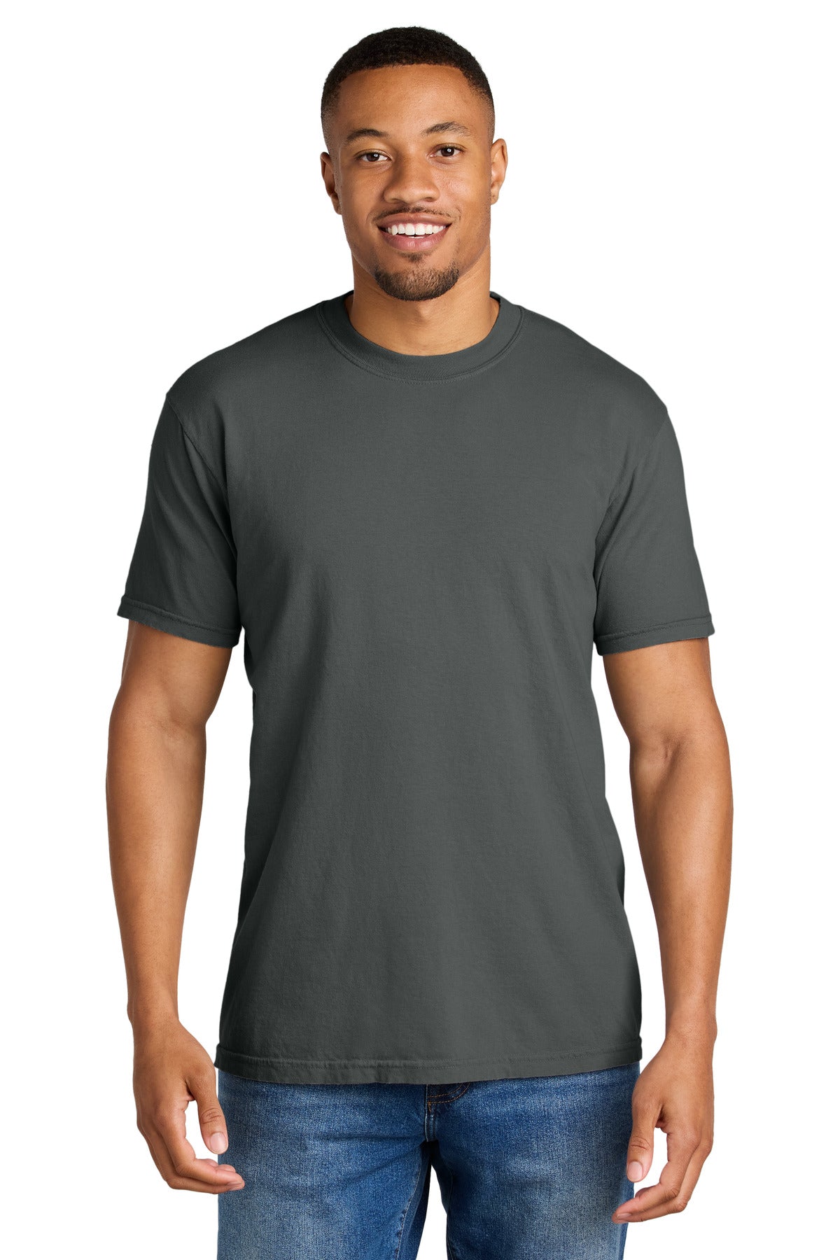 Custom Embroidery or DTF Print - COMFORT COLORS ® Heavyweight Ring Spun Tee. 1717