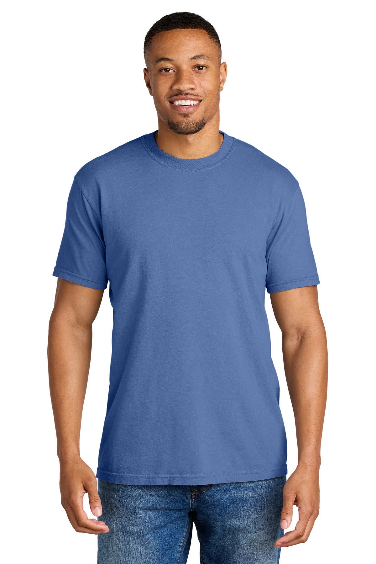 Custom Embroidery or DTF Print - COMFORT COLORS ® Heavyweight Ring Spun Tee. 1717