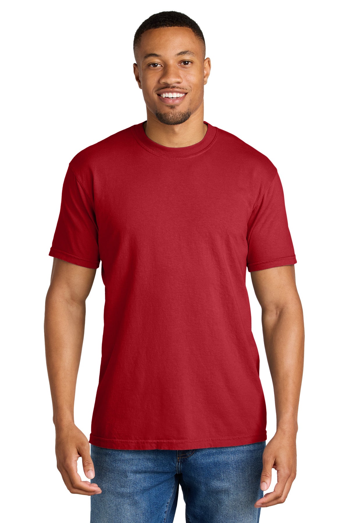 Custom Embroidery or DTF Print - COMFORT COLORS ® Heavyweight Ring Spun Tee. 1717