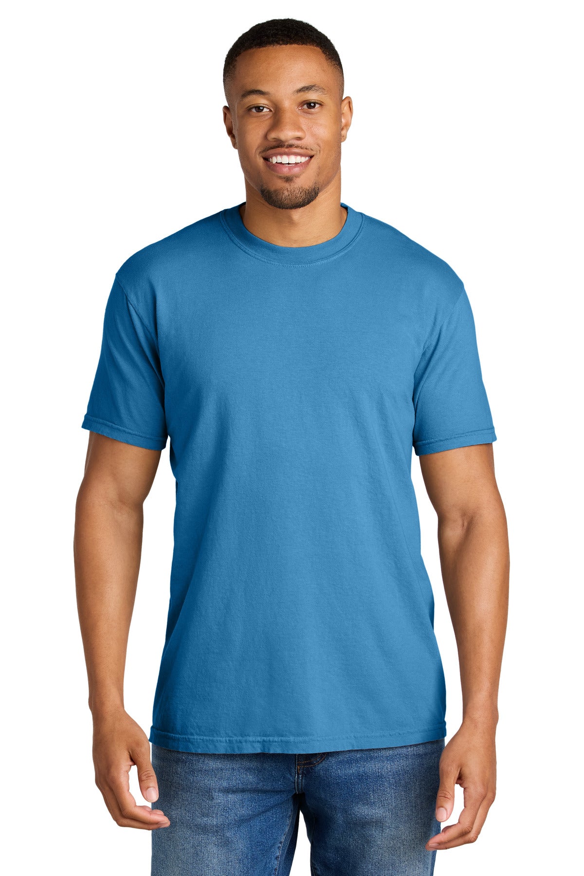 Custom Embroidery or DTF Print - COMFORT COLORS ® Heavyweight Ring Spun Tee. 1717