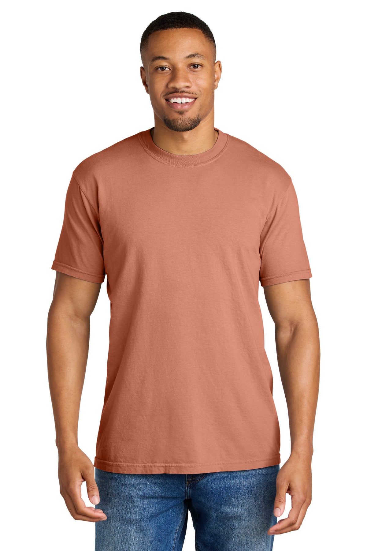 Custom Embroidery or DTF Print - COMFORT COLORS ® Heavyweight Ring Spun Tee. 1717