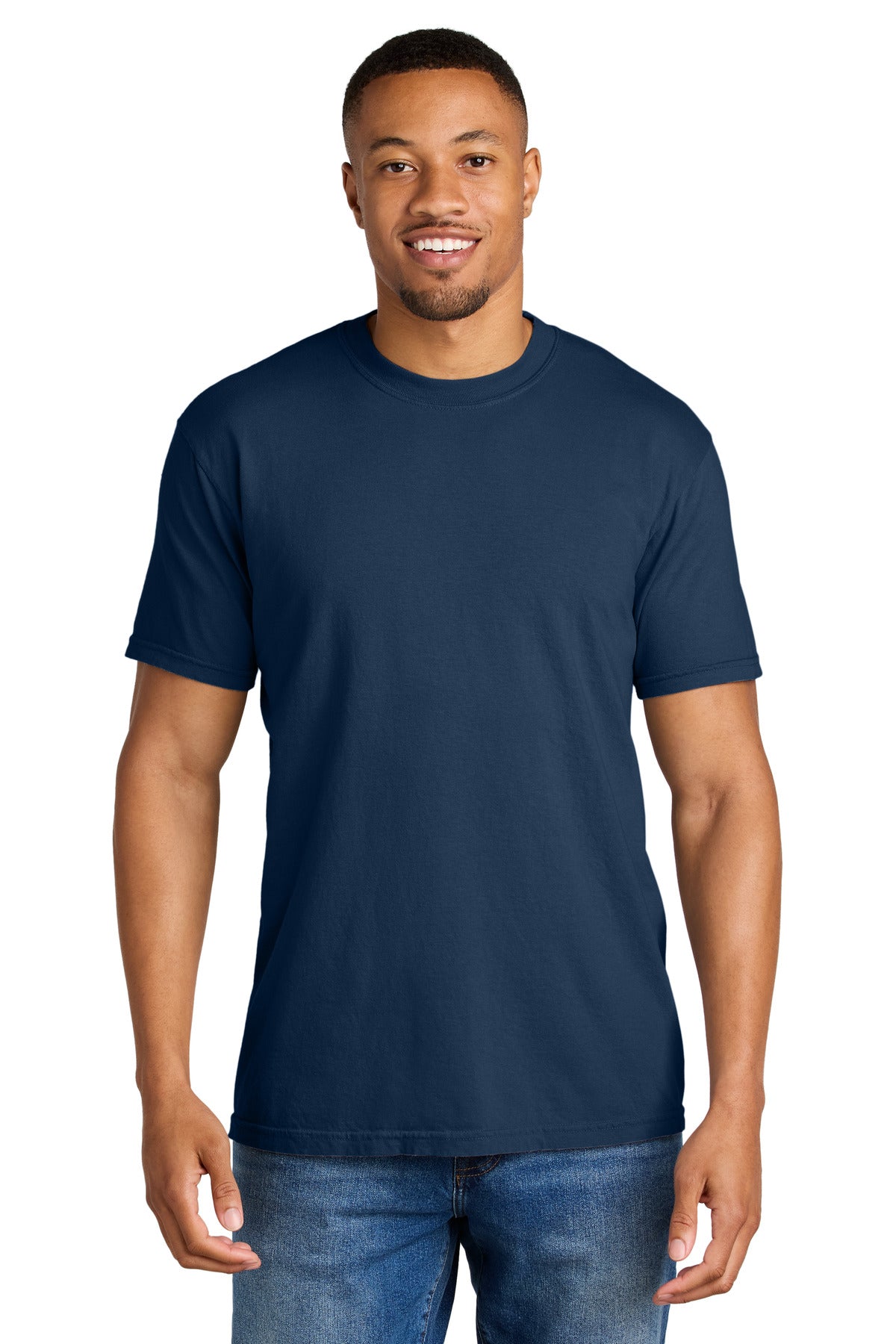 Custom Embroidery or DTF Print - COMFORT COLORS ® Heavyweight Ring Spun Tee. 1717
