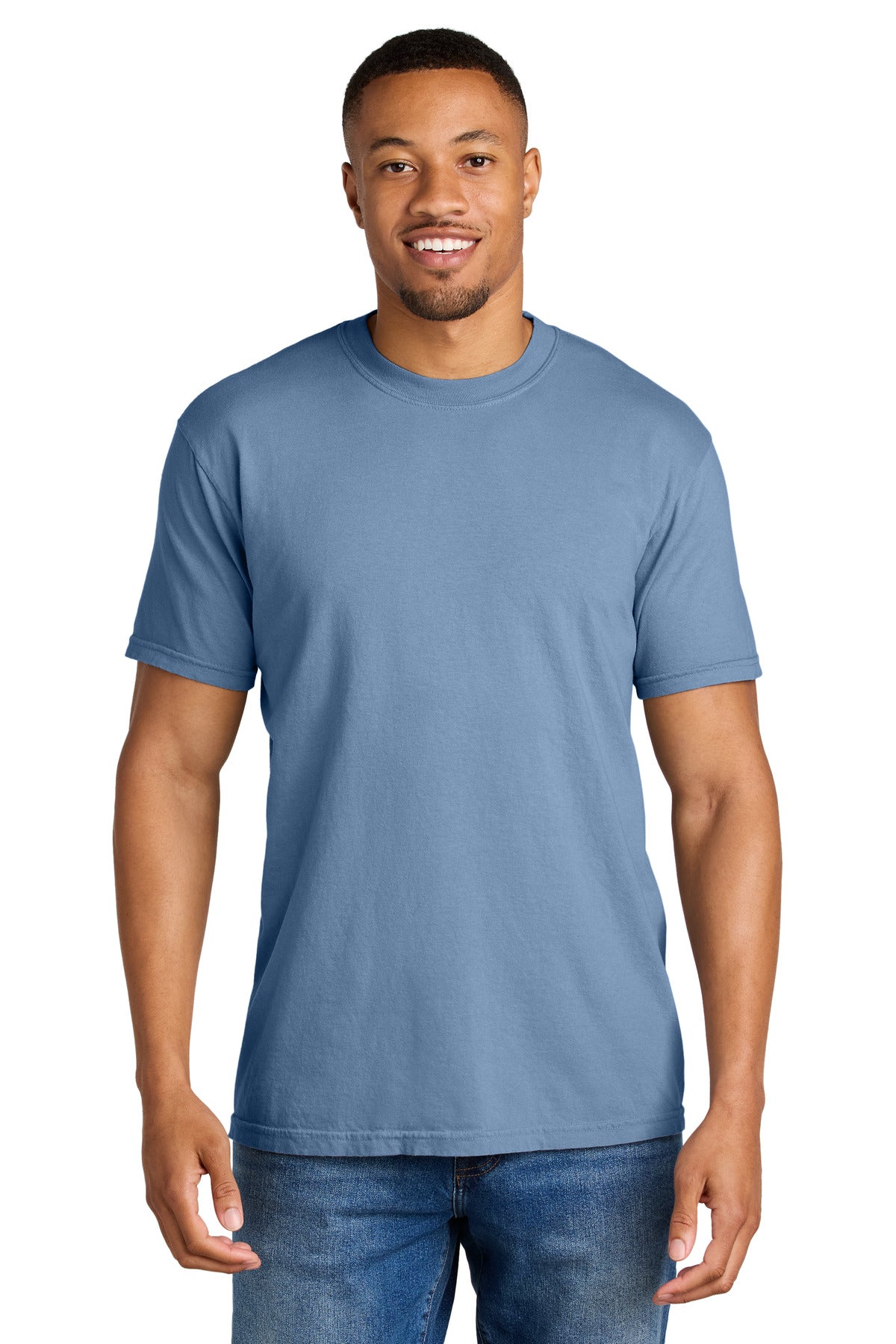 Custom Embroidery or DTF Print - COMFORT COLORS ® Heavyweight Ring Spun Tee. 1717