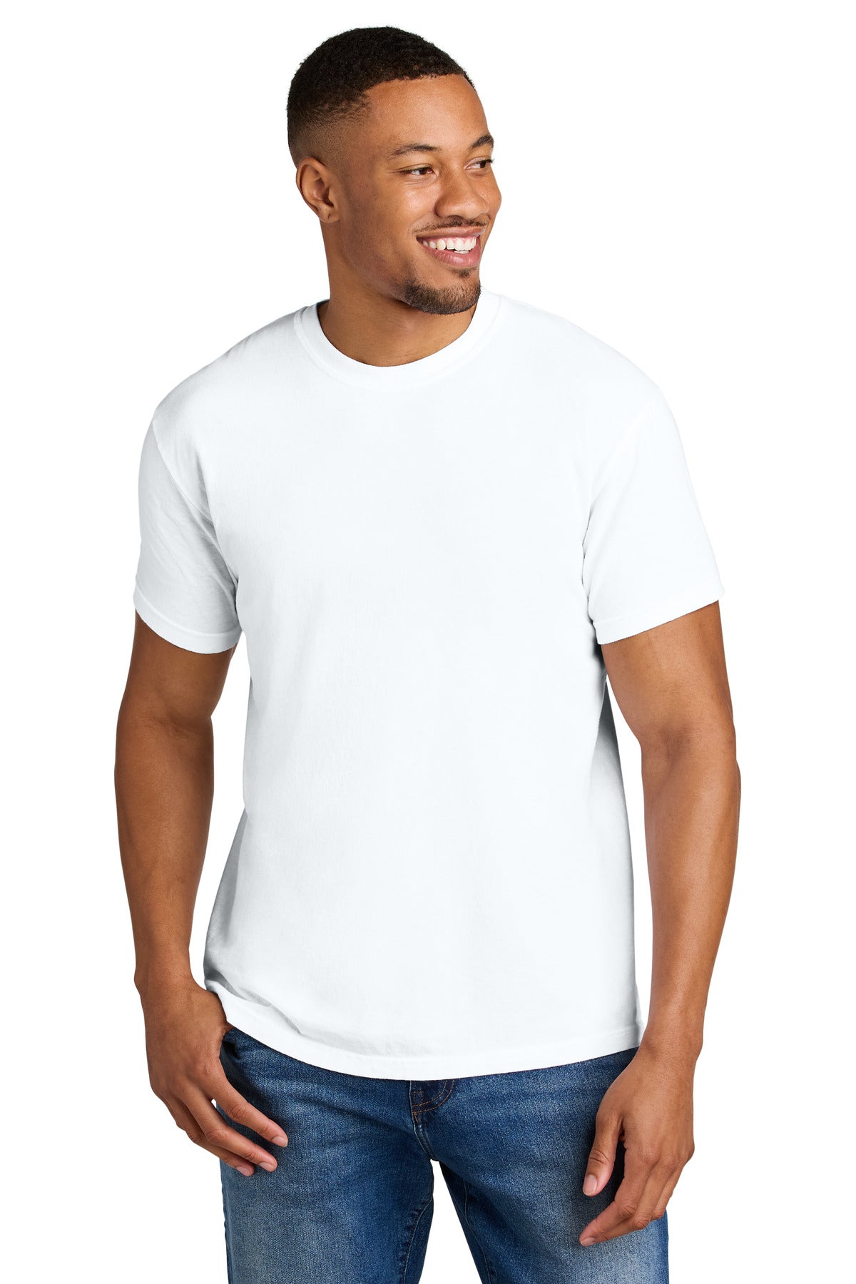Custom Embroidery or DTF Print - COMFORT COLORS ® Heavyweight Ring Spun Tee. 1717