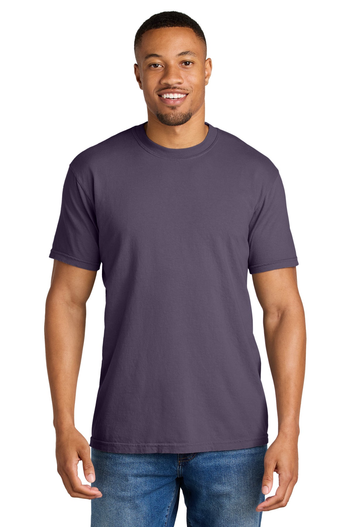 Custom Embroidery or DTF Print - COMFORT COLORS ® Heavyweight Ring Spun Tee. 1717