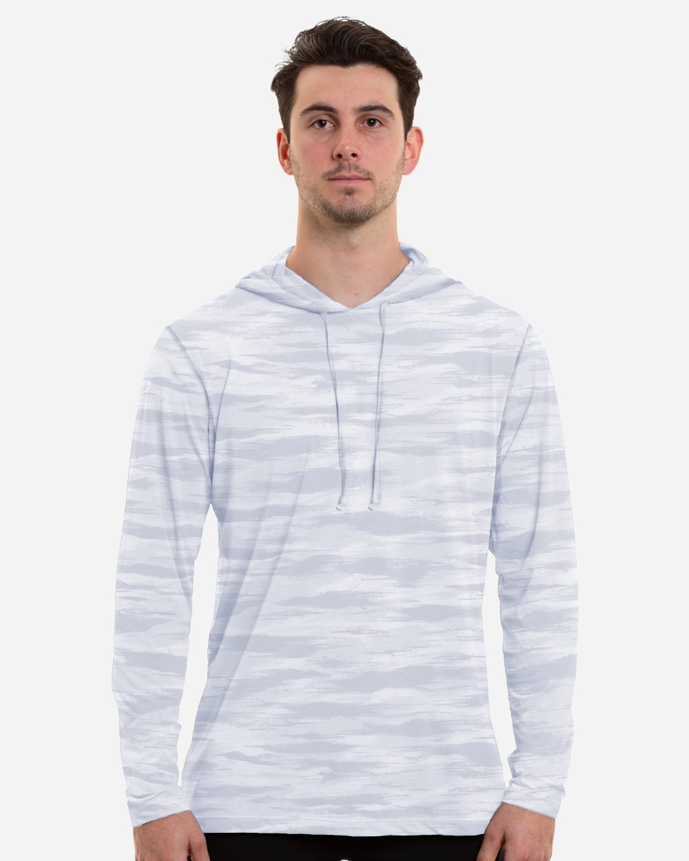 Custom Embroidered - ANETIK - Men's Low Pro Tech Camo Hooded Long Sleeve T-Shirt - MVLPRH6