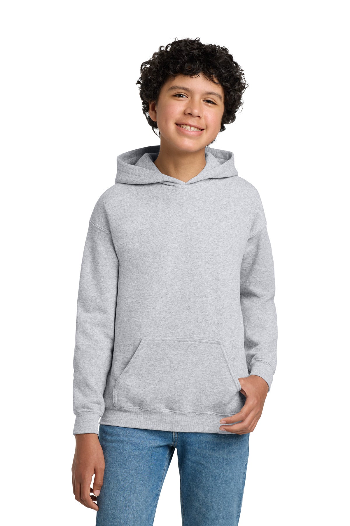 Custom Embroidered or DTF Printed - Gildan ® - Youth Heavy Blend™ Hooded Sweatshirt. 18500B