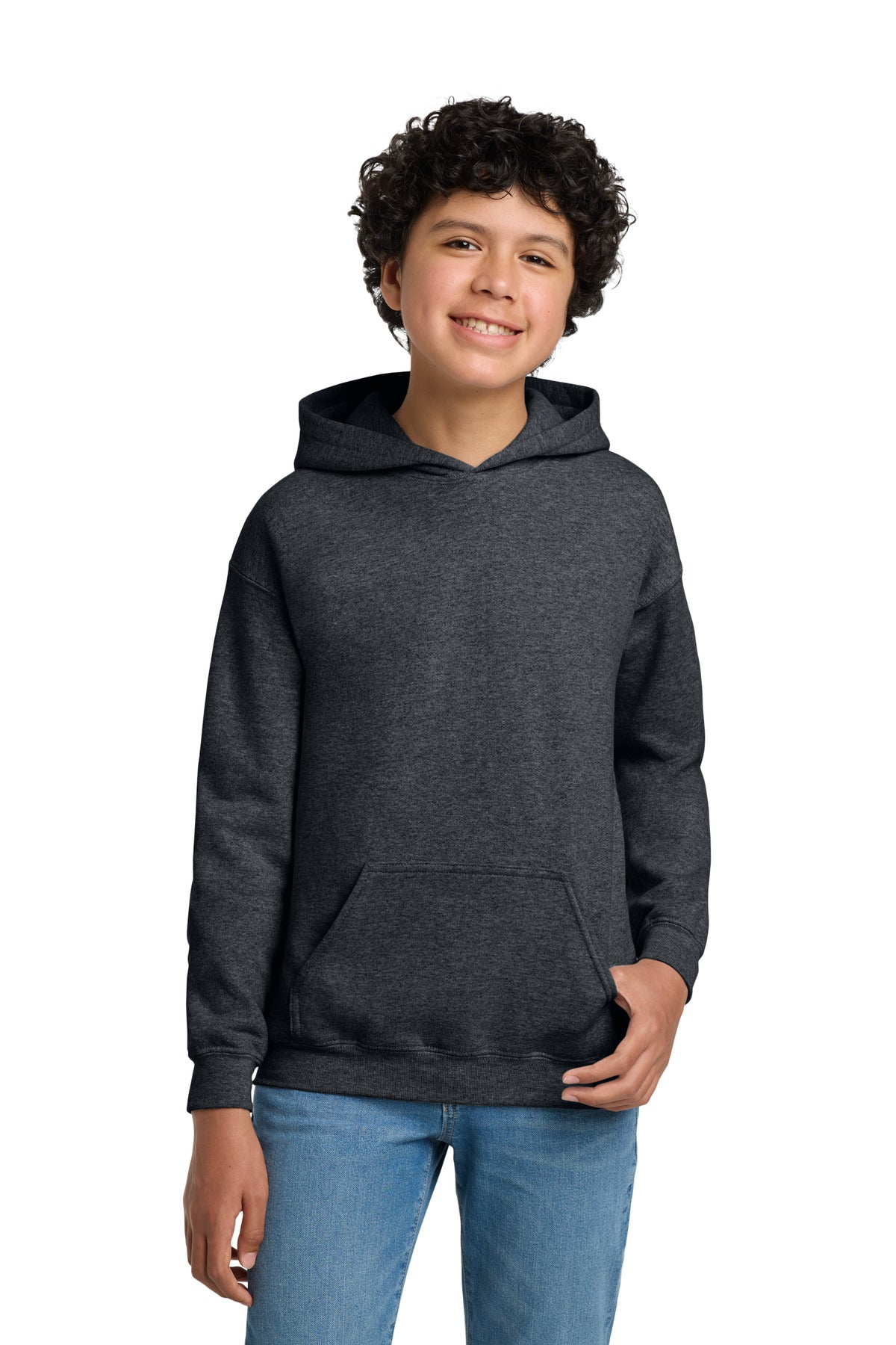 Custom Embroidered or DTF Printed - Gildan ® - Youth Heavy Blend™ Hooded Sweatshirt. 18500B