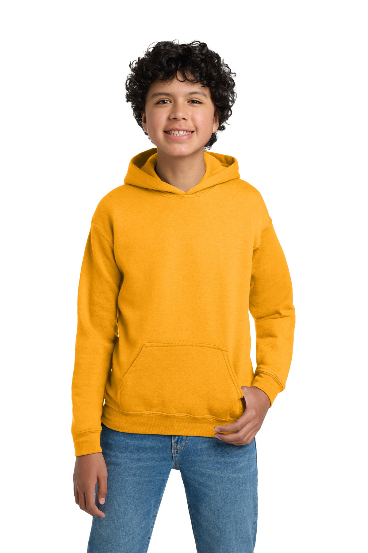 Custom Embroidered or DTF Printed - Gildan ® - Youth Heavy Blend™ Hooded Sweatshirt. 18500B