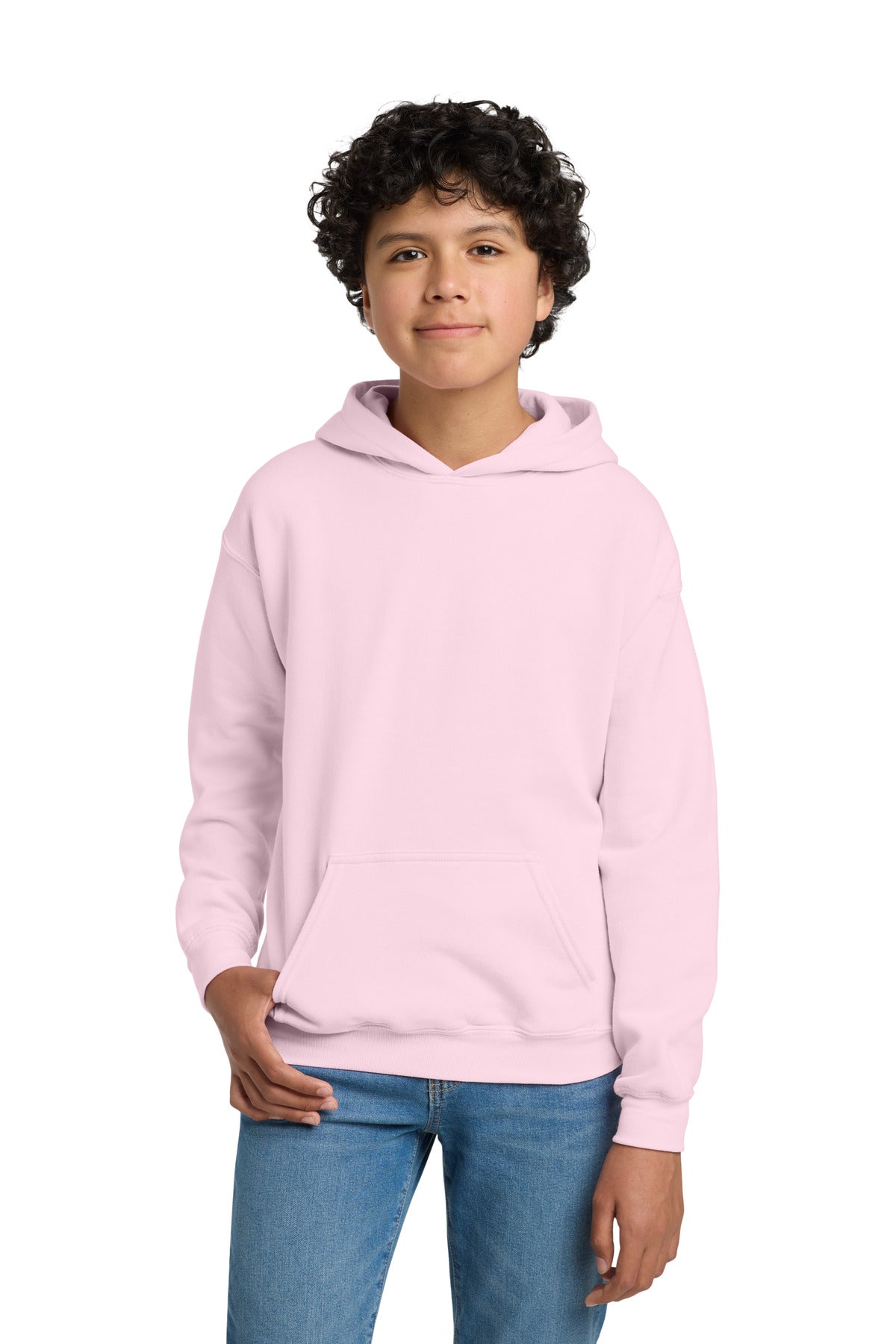 Custom Embroidered or DTF Printed - Gildan ® - Youth Heavy Blend™ Hooded Sweatshirt. 18500B
