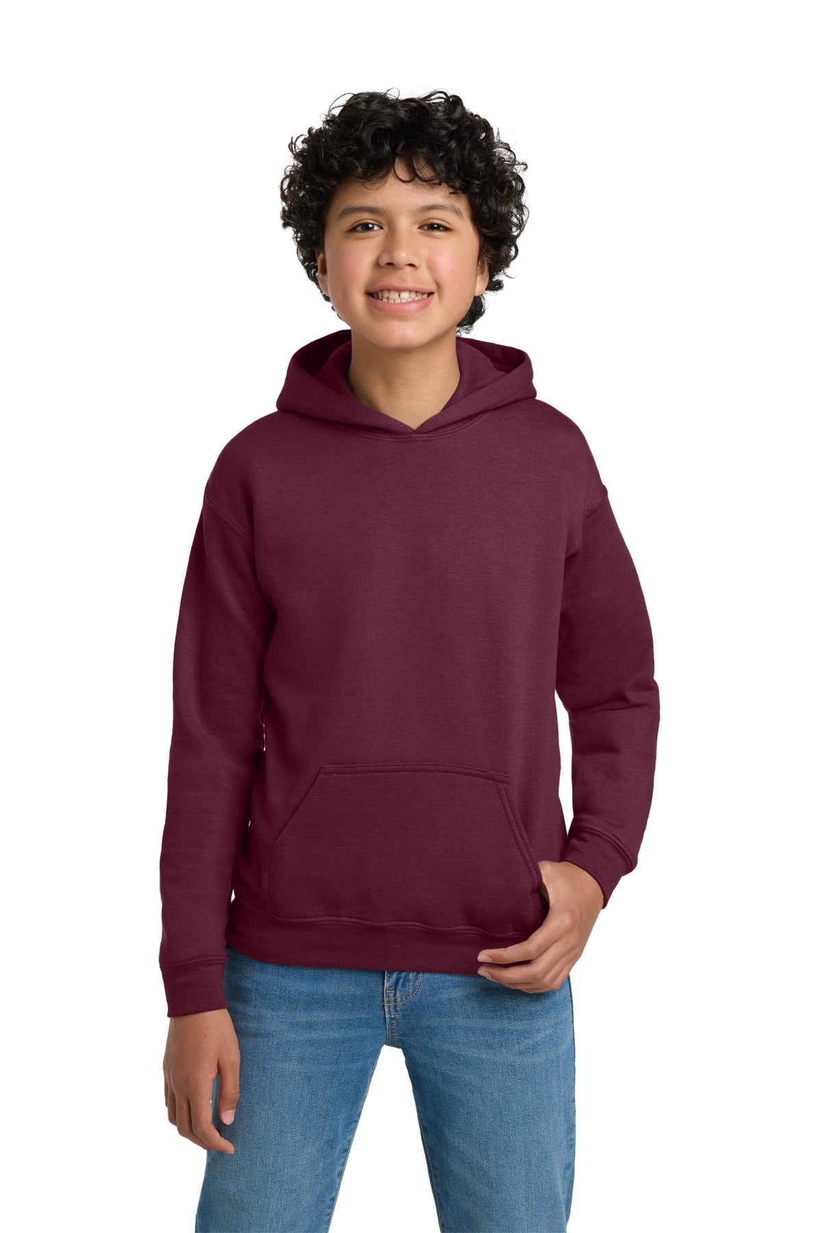Custom Embroidered or DTF Printed - Gildan ® - Youth Heavy Blend™ Hooded Sweatshirt. 18500B
