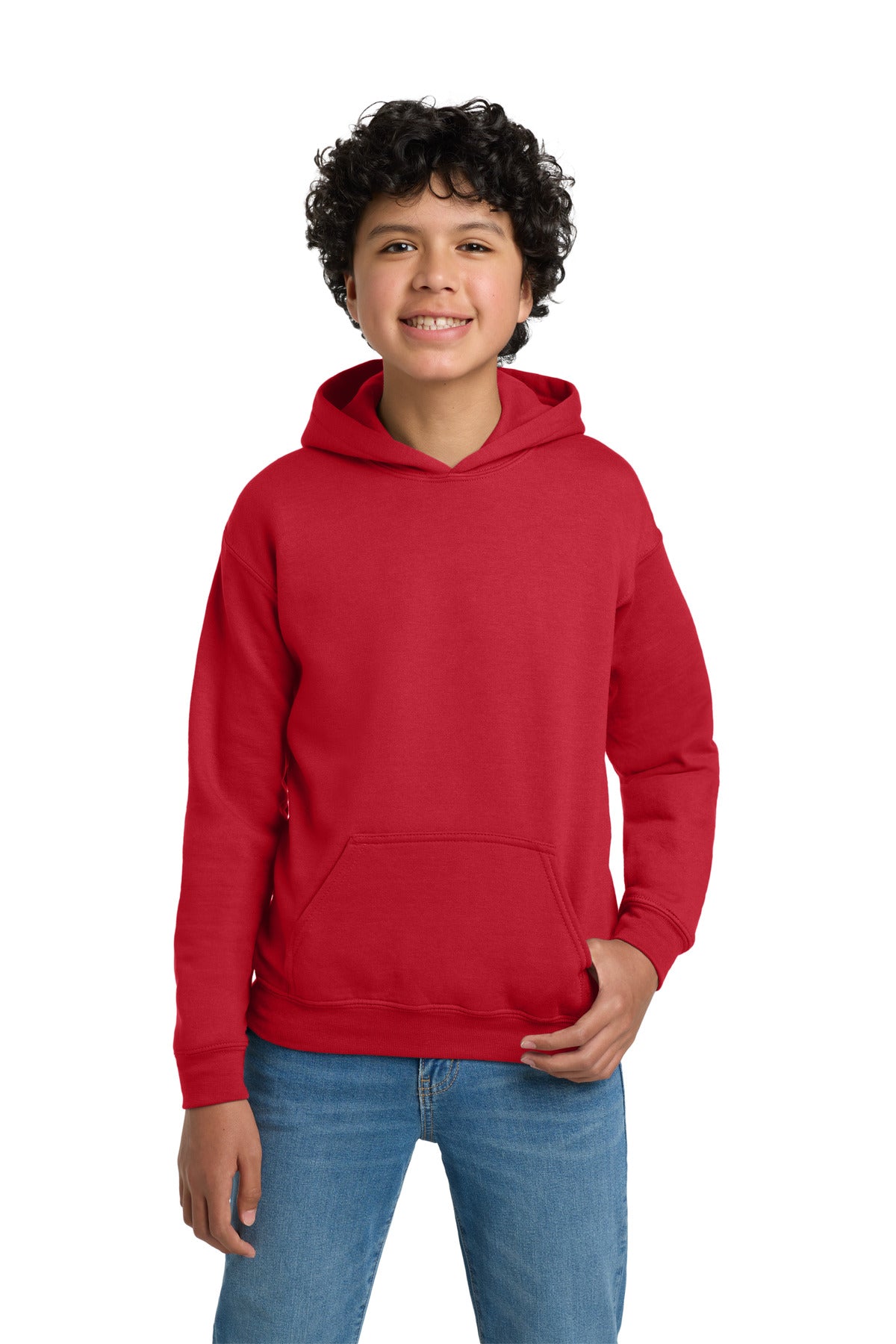 Custom Embroidered or DTF Printed - Gildan ® - Youth Heavy Blend™ Hooded Sweatshirt. 18500B